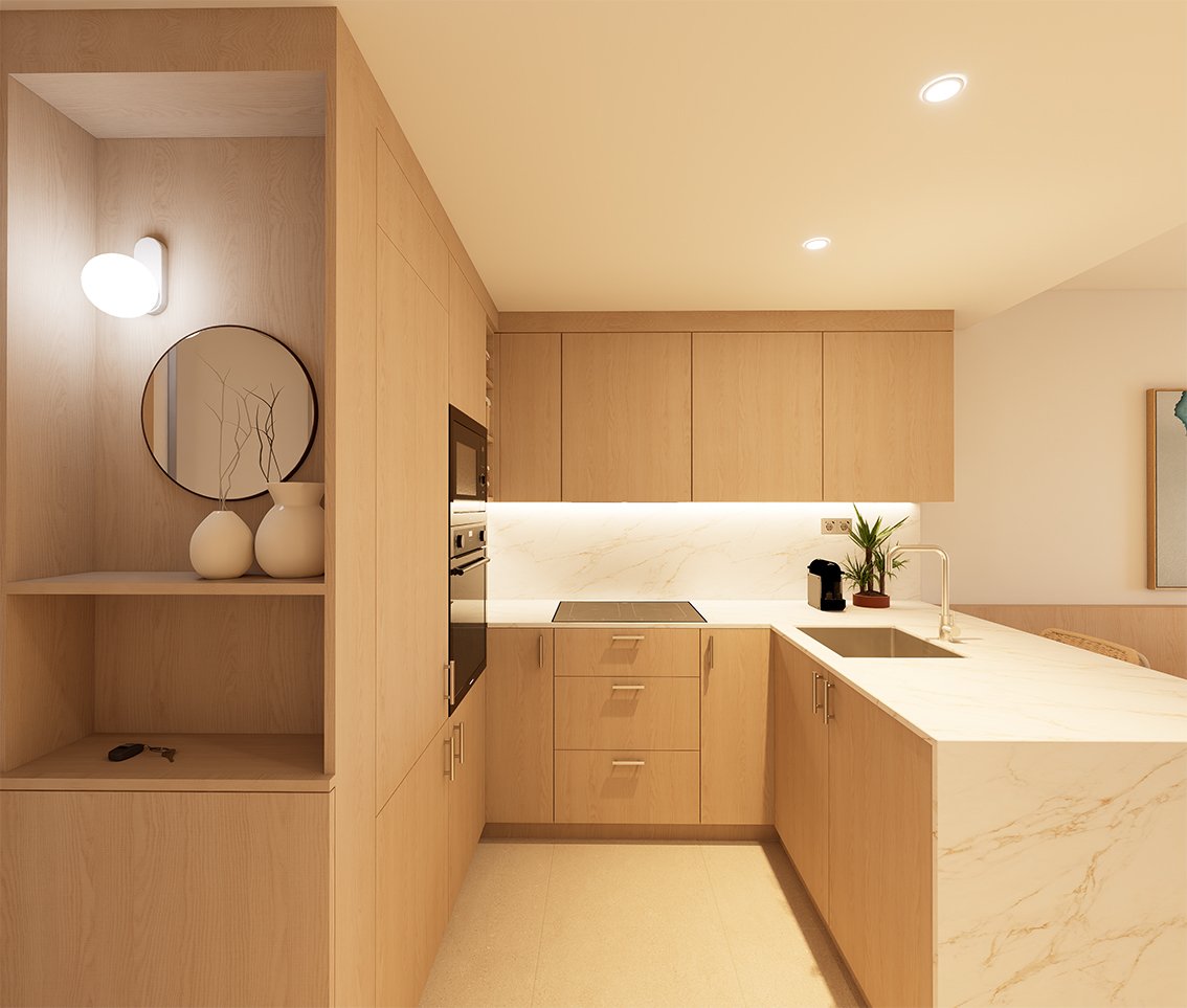 Nowoczesne apartamenty 300 m od plaży z widokiem na morze, Torrevieja