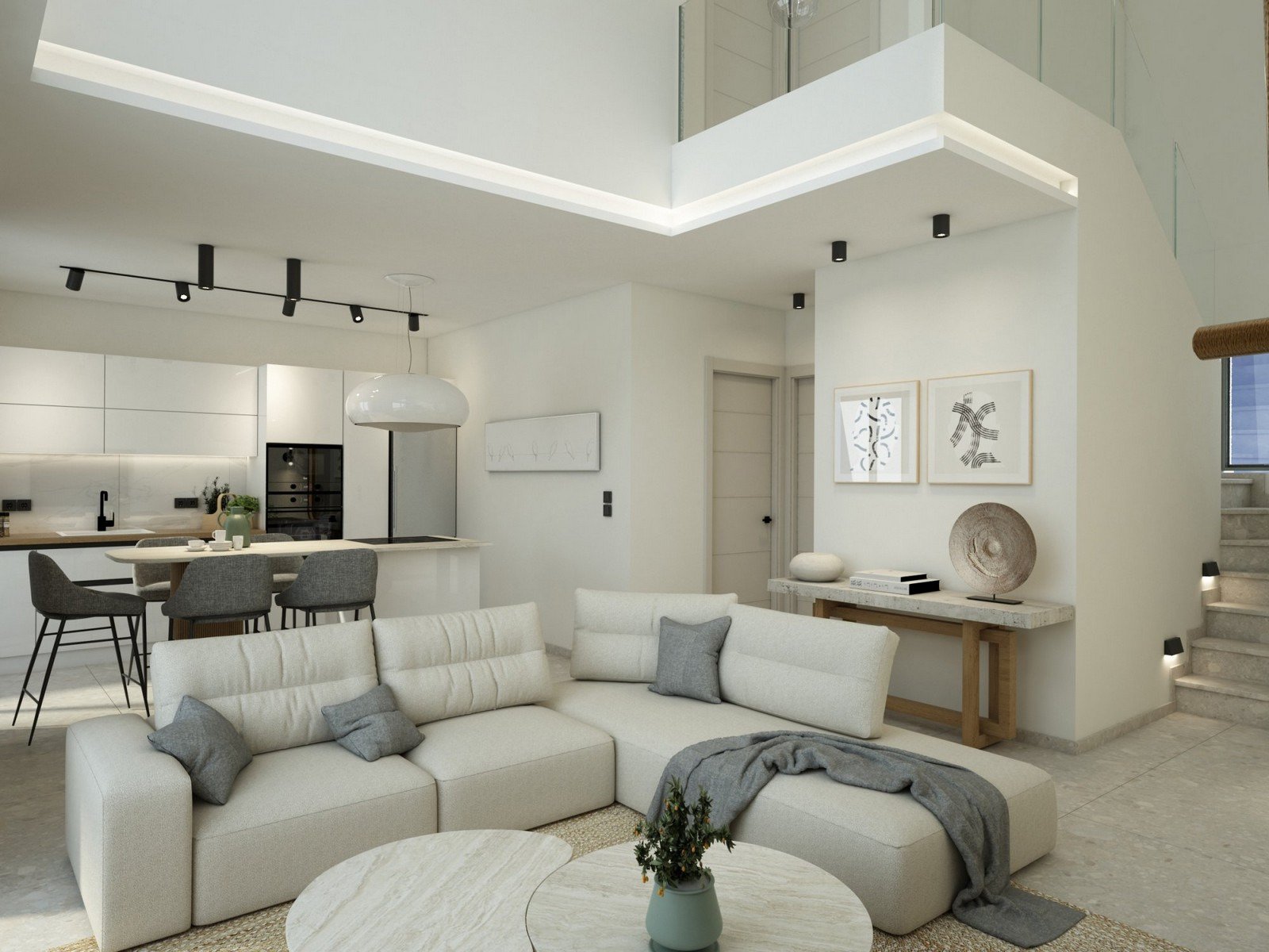 Nowe apartamenty z trzema sypialniami i wspólnym basenem, kilka metrów od plaży, Maleme, Chania, Kreta