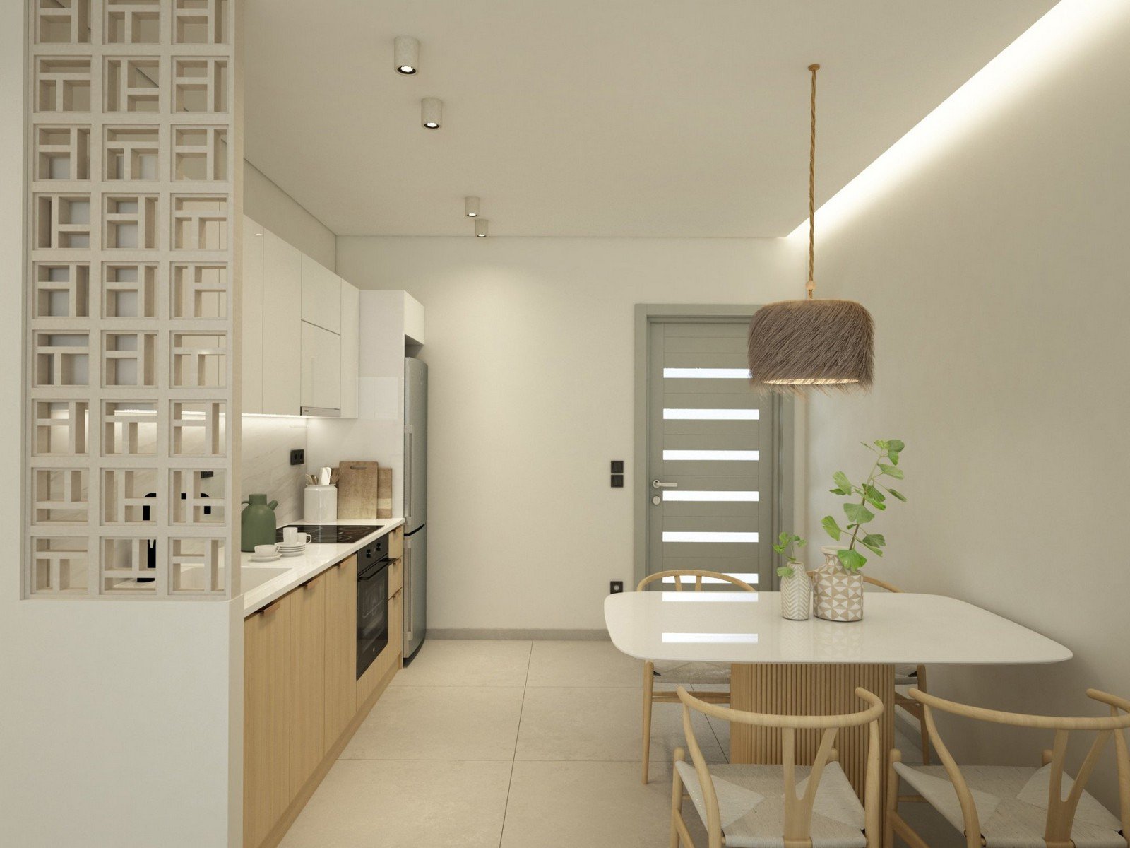 Nowe apartamenty z trzema sypialniami i wspólnym basenem, kilka metrów od plaży, Maleme, Chania, Kreta