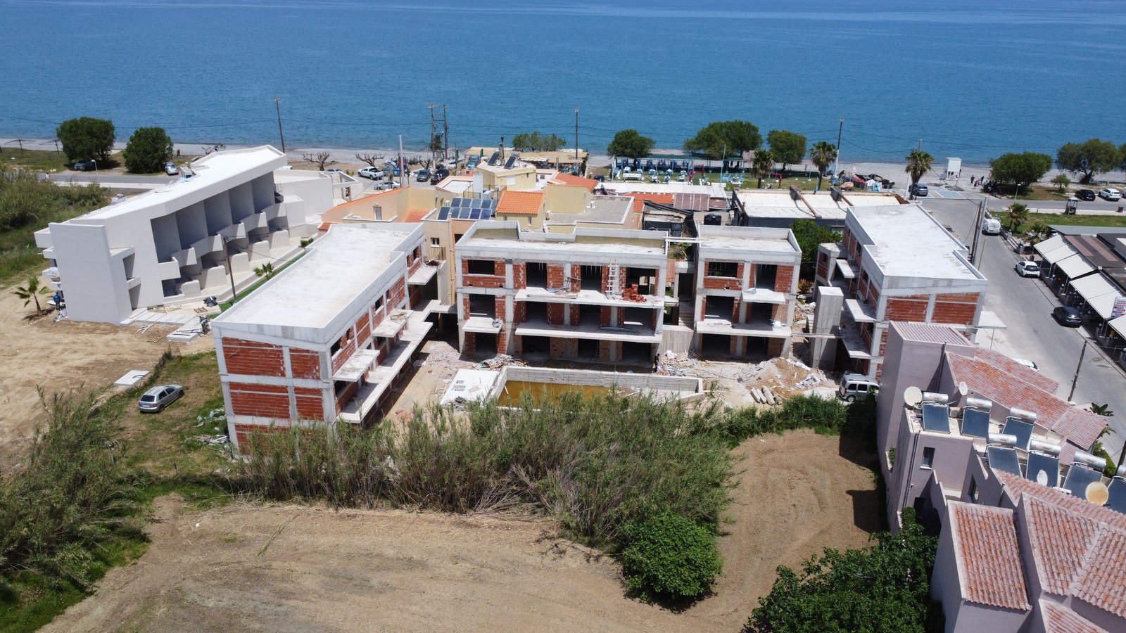 Nowe apartamenty z trzema sypialniami i wspólnym basenem, kilka metrów od plaży, Maleme, Chania, Kreta