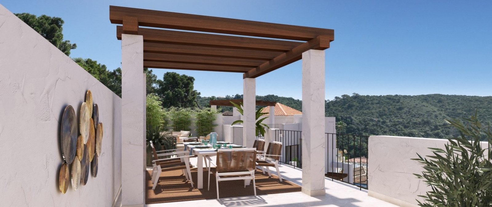 Penthouse z 3 sypialniami i solarium na dachu o powierzchni 80 m², w pobliżu pola golfowego, Benahavís, Hiszpania