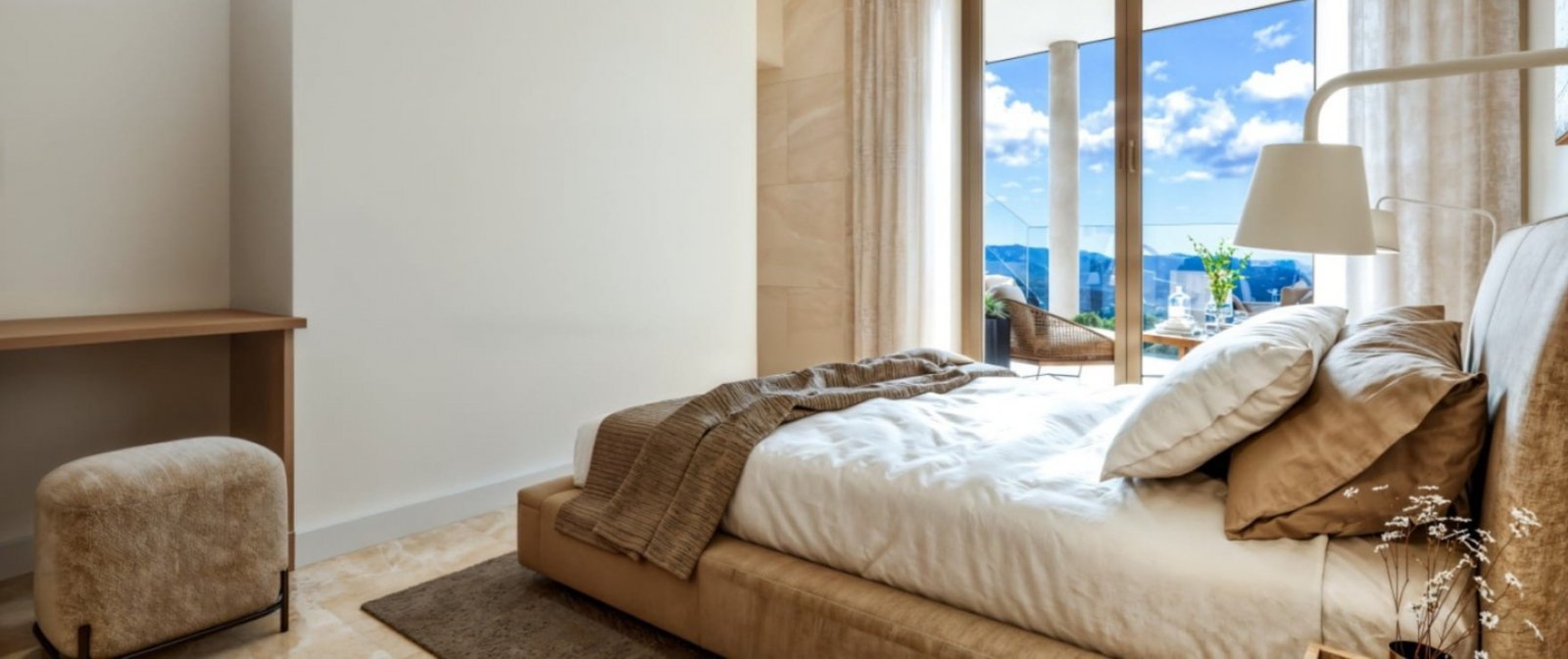 Apartament na parterze z 3 sypialniami i ogrodem o powierzchni 53 m² nad morzem, Calvià, Hiszpania