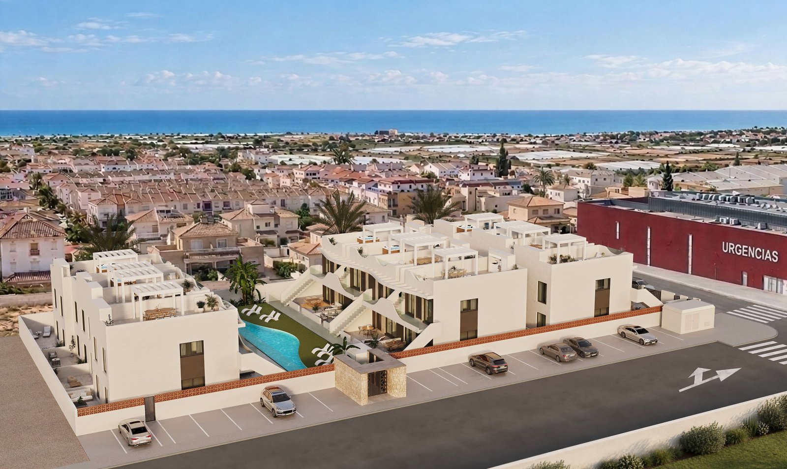 Nowoczesne bungalowy z basenem 3 km od morza, Pilar de la Horadada