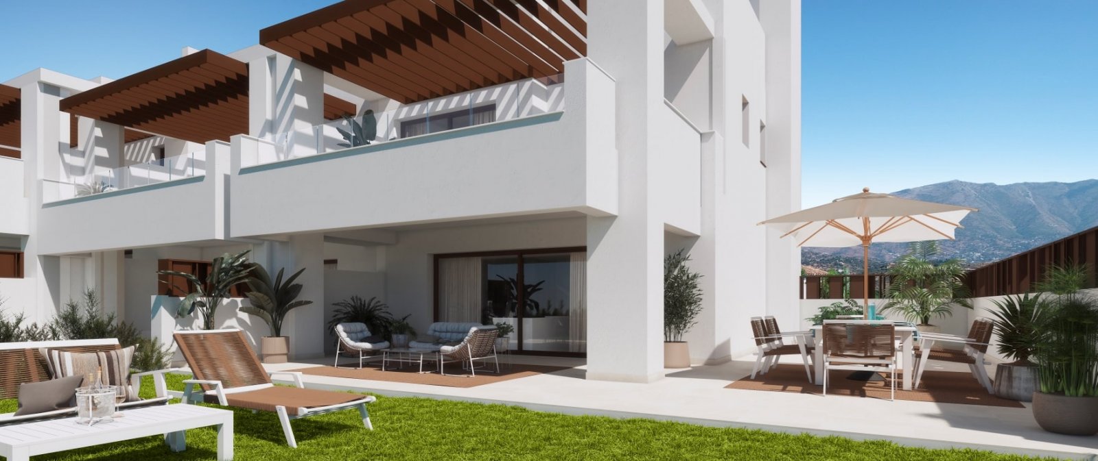 3-pokojowy dom szeregowy na pierwszej linii pola golfowego w La Cala, Mijas, Hiszpania