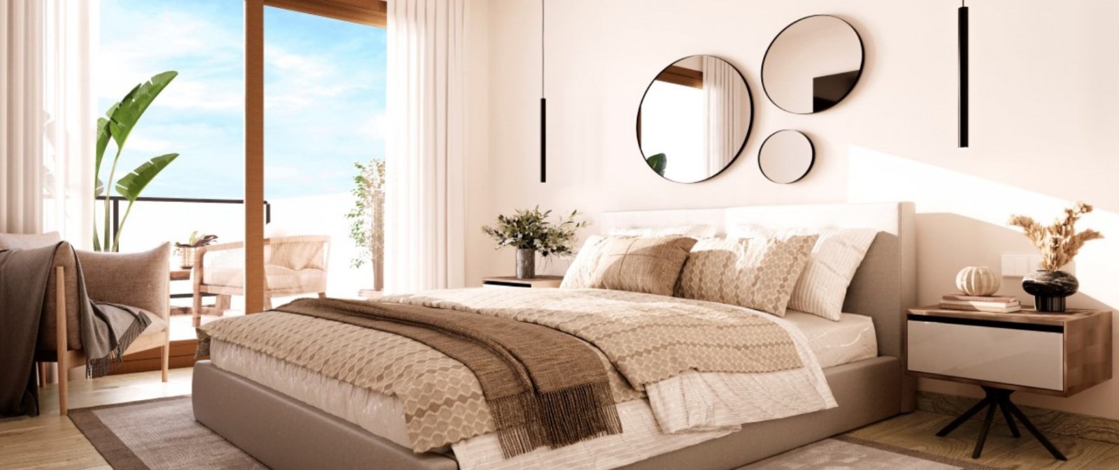 Apartament na parterze z 2 sypialniami i ogrodem 300 m od plaży, Teulada, Hiszpania