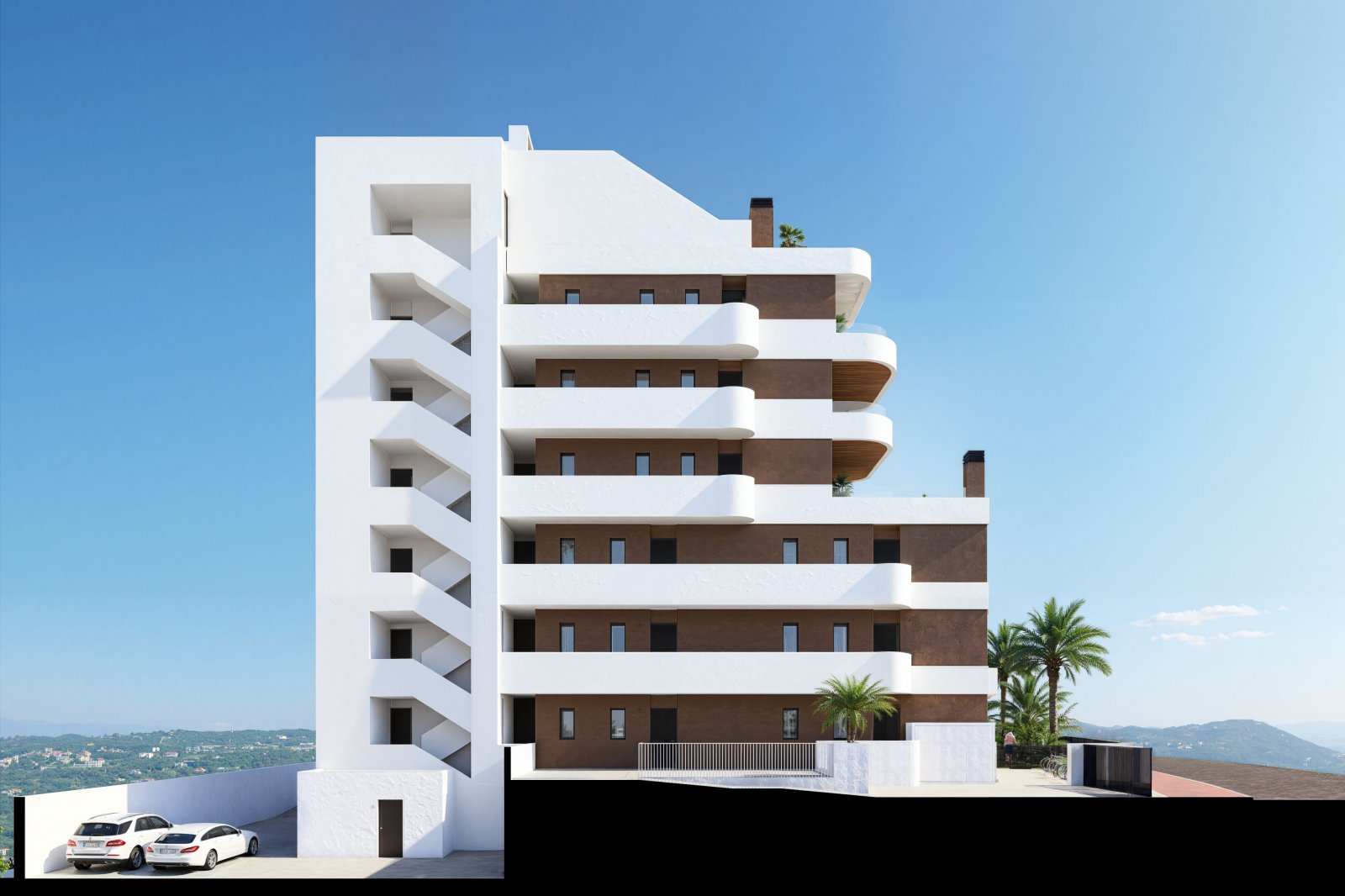 Neue Wohnung mit Meerblick, Swimmingpool und Garage, Guardamar del Segura, Spanien