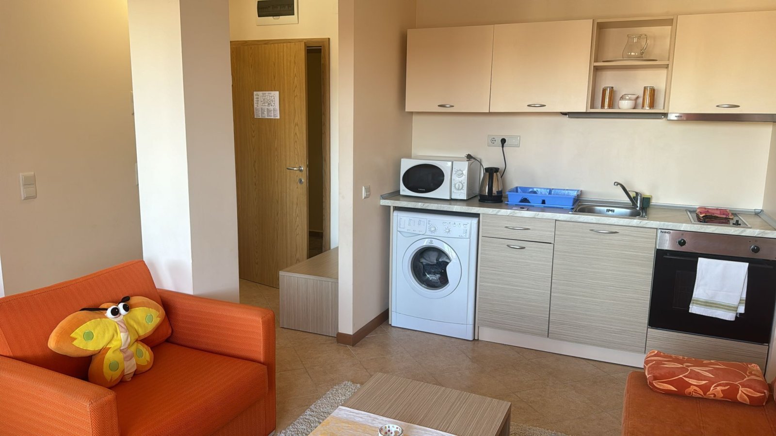 2 Zimmer Wohnung im Royal Sun zur Langzeitmiete Sonnenstrand Bulgarien