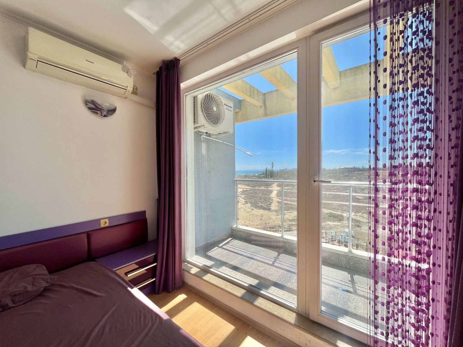 Apartament z 1 sypialnią i widokiem na morze w kompleksie Kristal, Nessebar