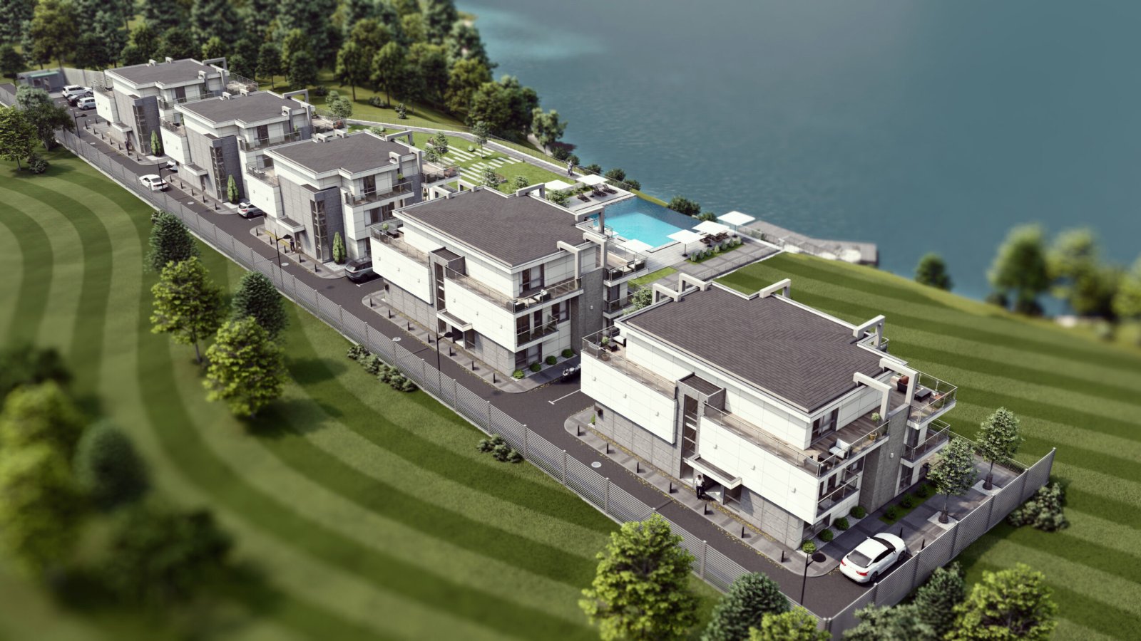 Ekskluzywny kompleks mieszkaniowy w prestiżowej dzielnicy Burgas Bay Lahana