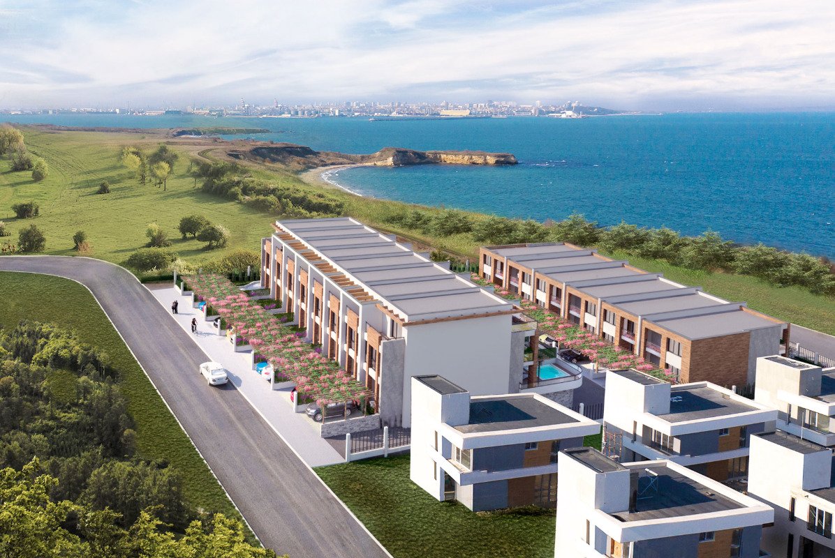 Ekskluzywny trzypiętrowy dom bezpośrednio nad morzem w dzielnicy Kraimorie, Burgas