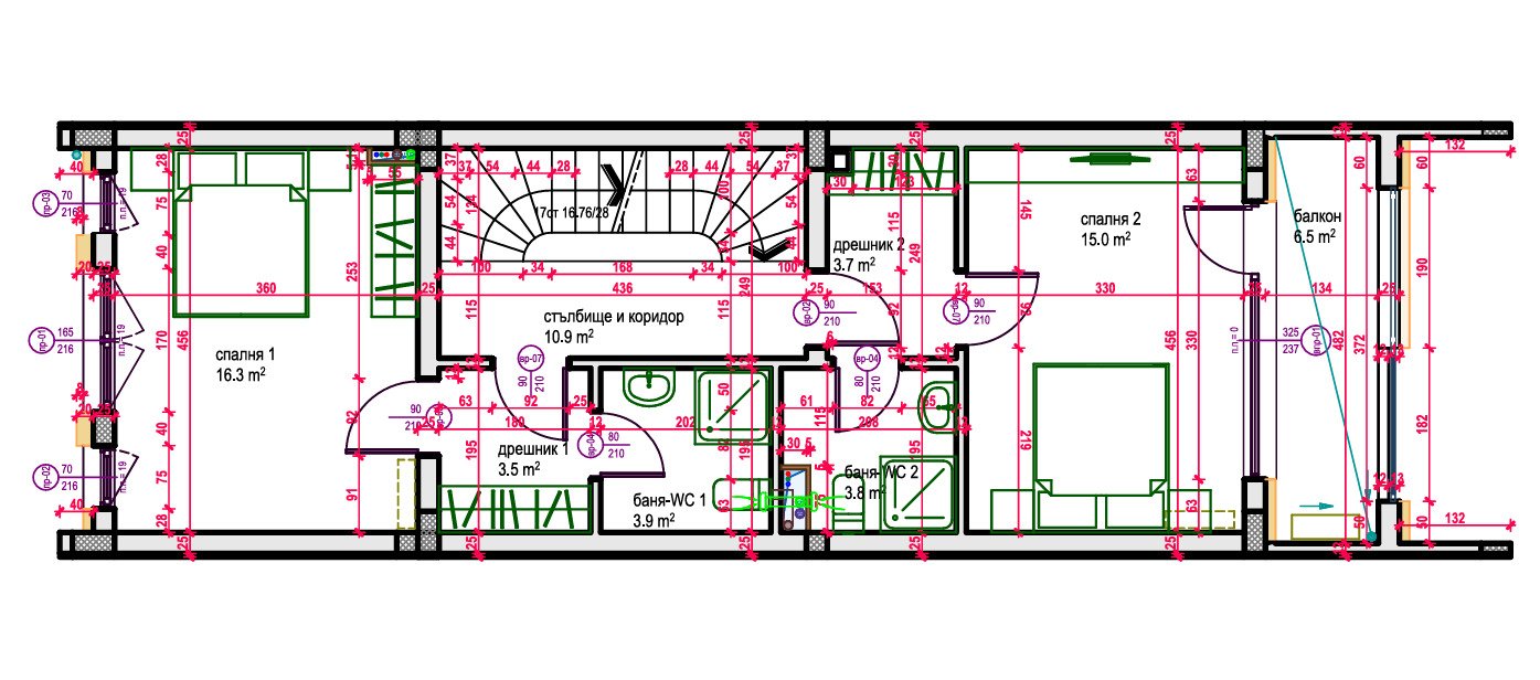 Ekskluzywny trzypiętrowy dom bezpośrednio nad morzem w dzielnicy Kraimorie, Burgas