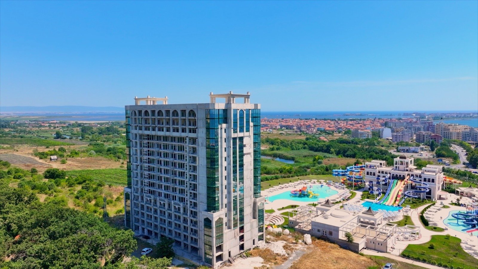 W pełni wyposażone, gotowe do zamieszkania apartamenty w nowym kompleksie budynków w Pomorie z odroczoną płatnością do 2033 roku