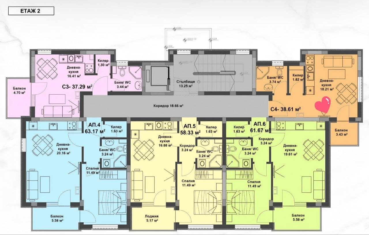 Studio w nowym kompleksie La Mer Silver Residence 2