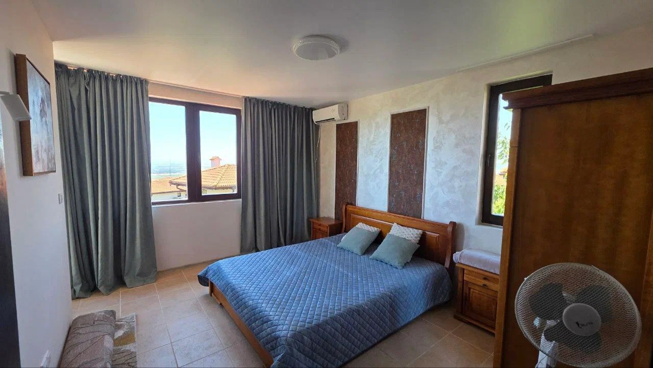 Trzypokojowa mała willa typu maisonette z widokiem na morze w kompleksie Bay View Villas, Kosharitsa, Bułgaria