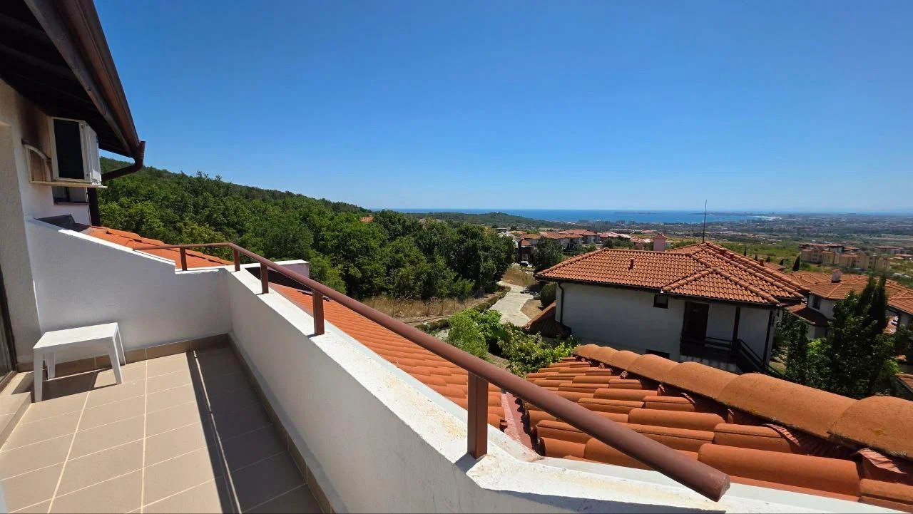 Trzypokojowa mała willa typu maisonette z widokiem na morze w kompleksie Bay View Villas, Kosharitsa, Bułgaria