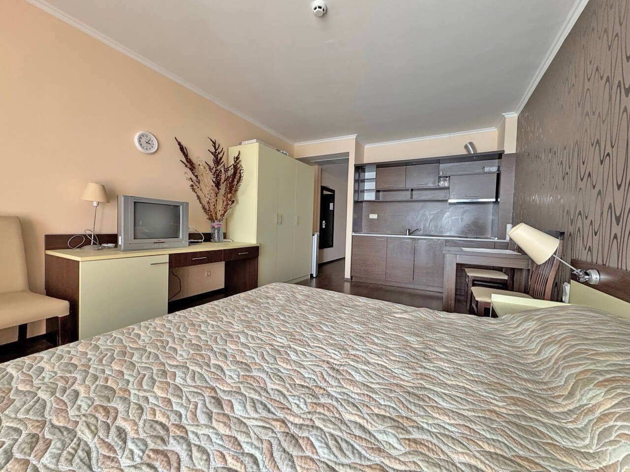 Studio im Komplex Grand Hotel z widokiem na morze w Sveti Vlas, Bułgaria