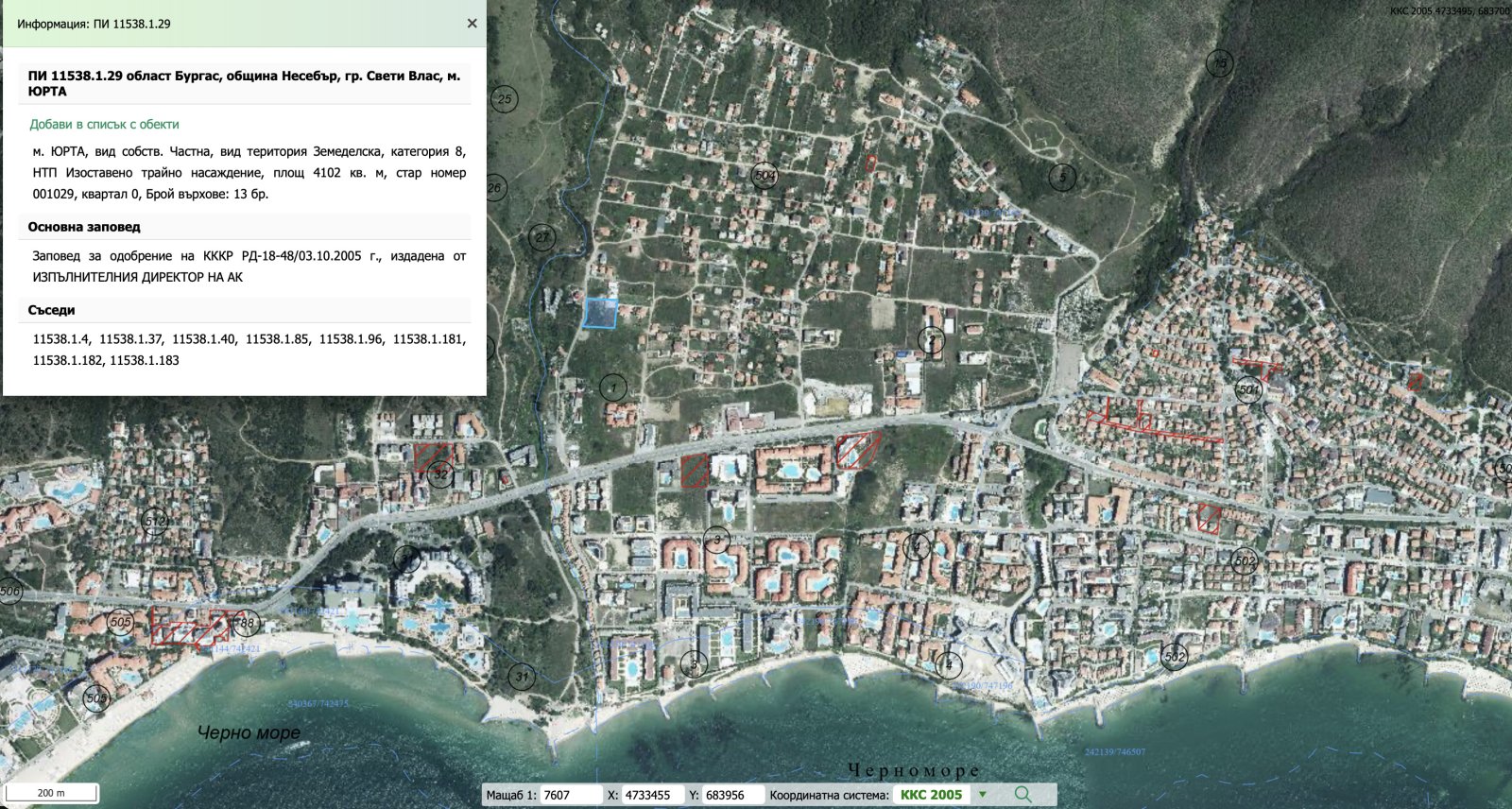 Działka z widokiem na morze, Sveti Vlas, Bułgaria