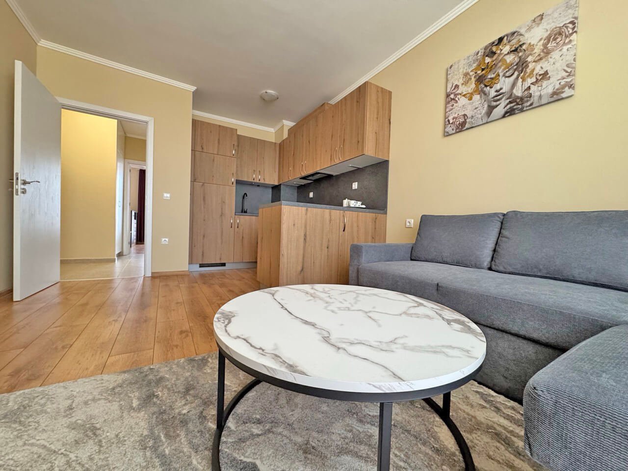 Dwupokojowy apartament z widokiem na morze w kompleksie Ipanema Beach w Sveti Vlas, Bułgaria