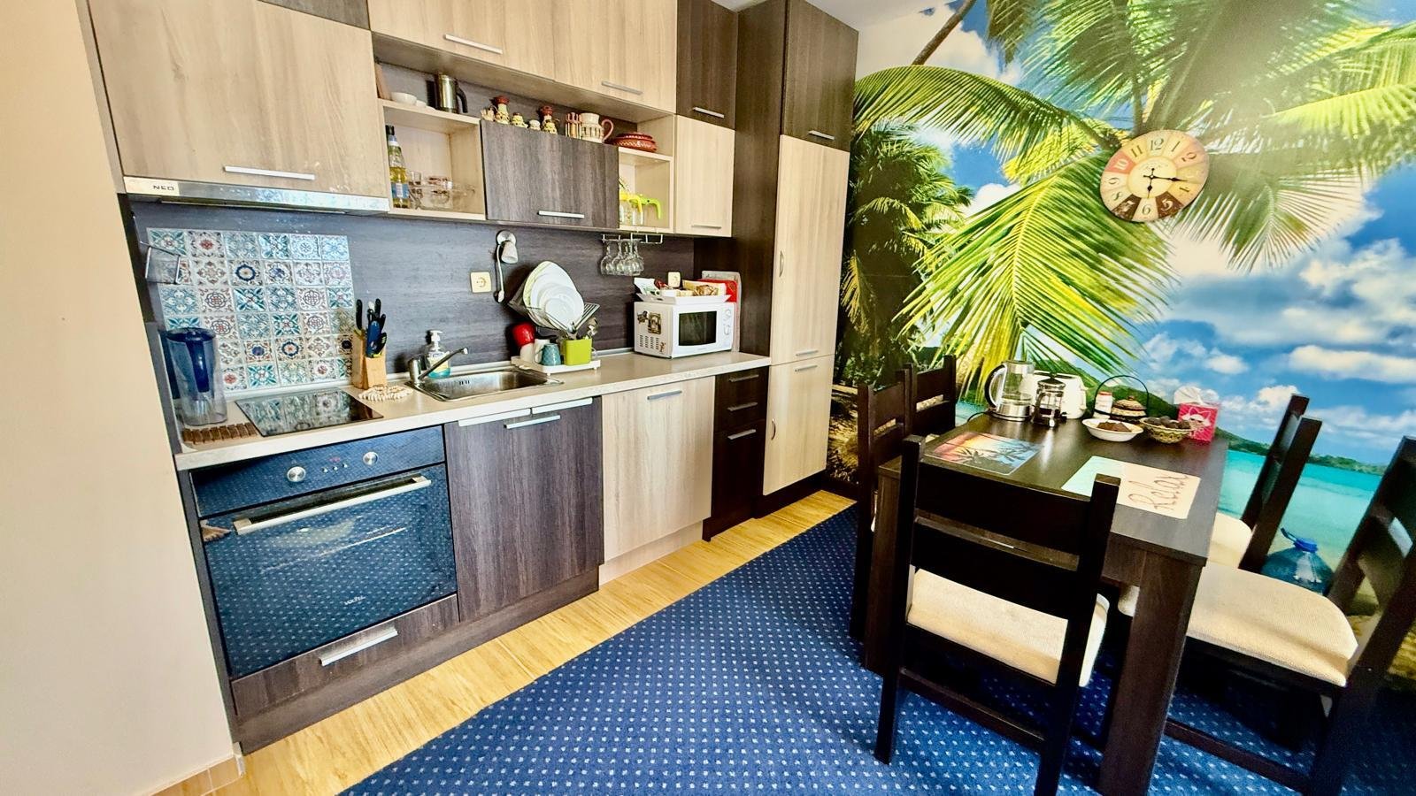 Dwupokojowe mieszkanie z widokiem na morze w kompleksie Sky Dreams w Sveti Vlas, Bułgaria