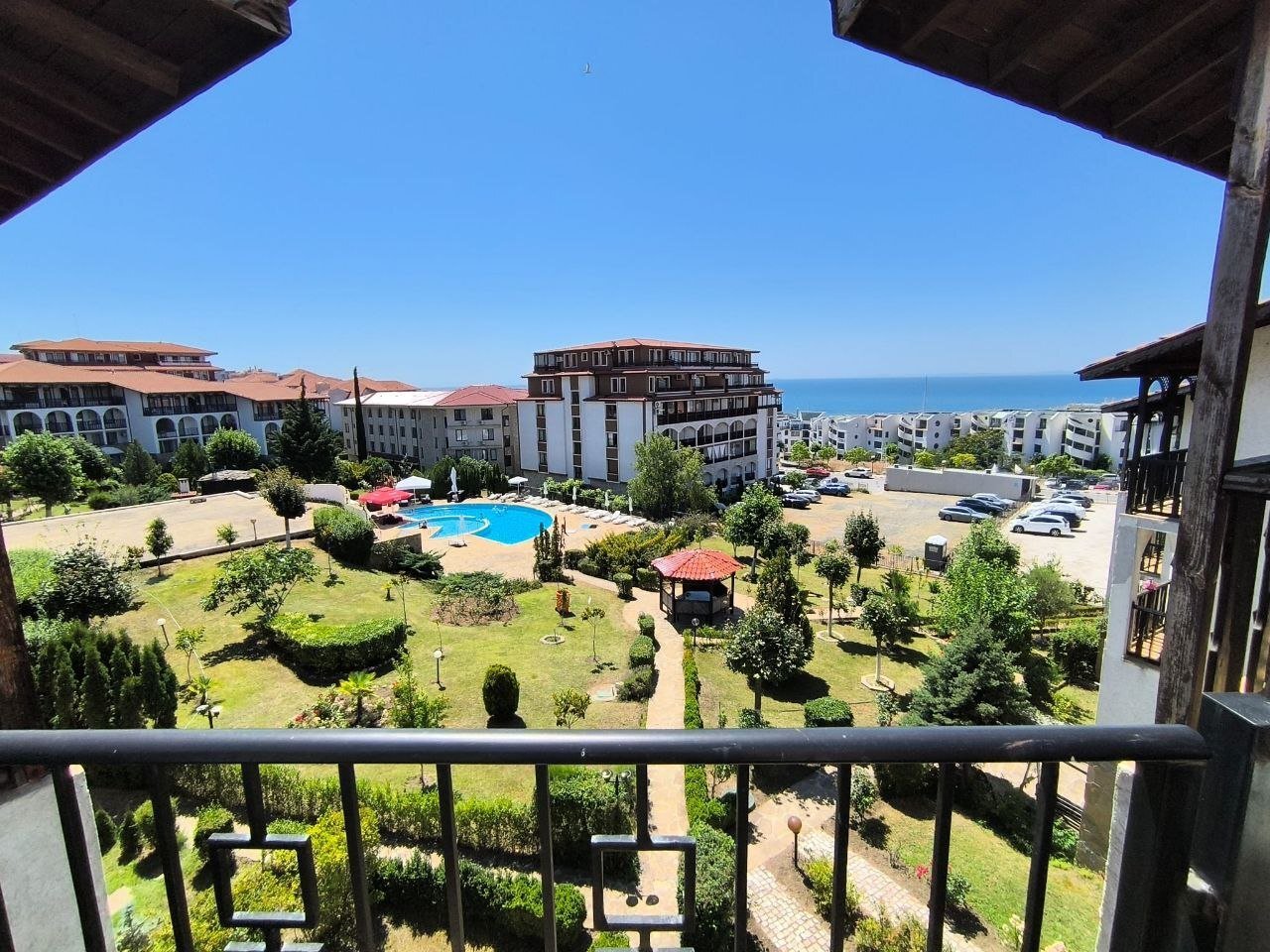 3-pokojowe mieszkanie z widokiem na morze w kompleksie mieszkalnym Vodenitsata 2, Sveti Vlas, Bułgaria