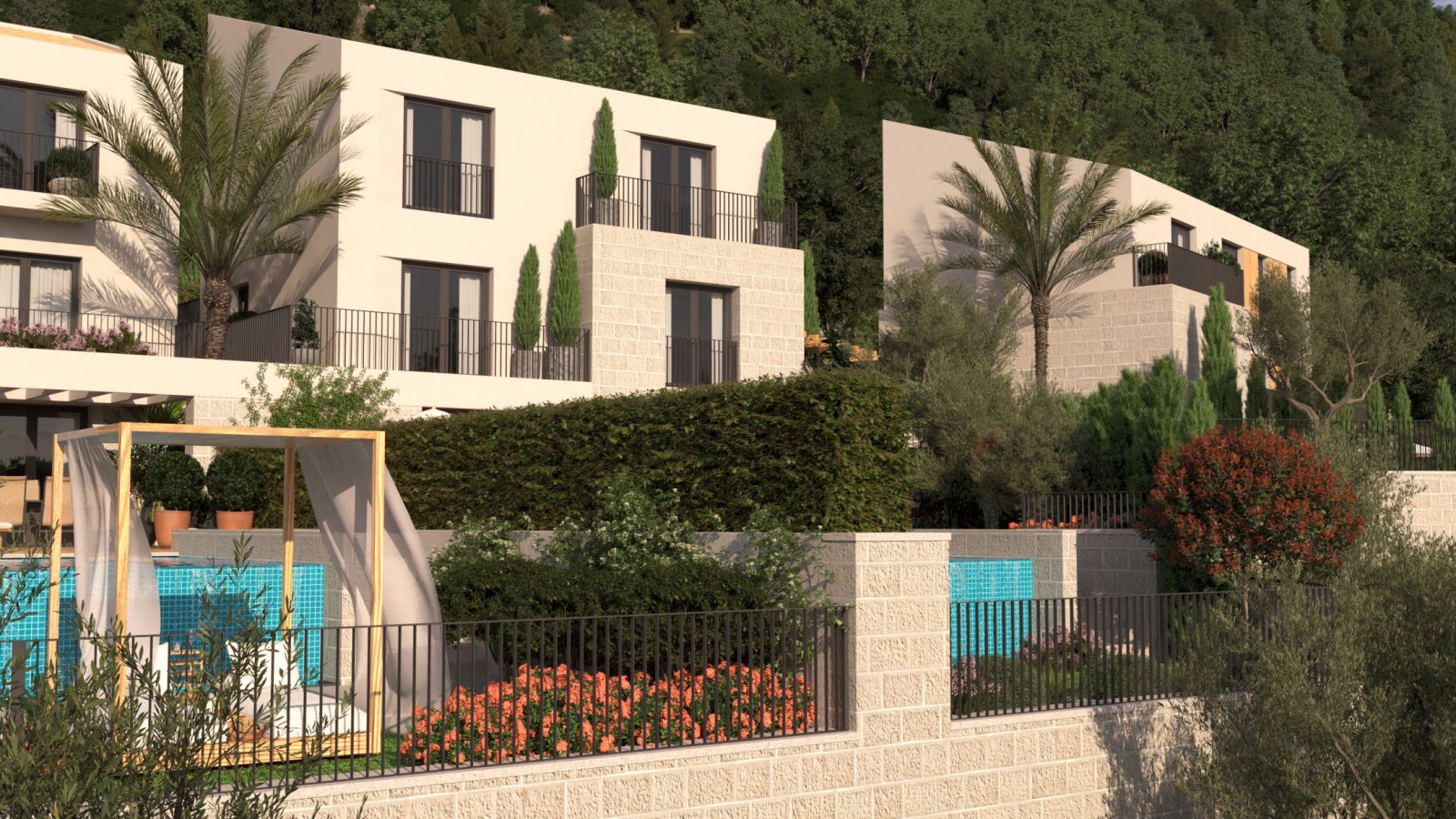 Perfekte Luxusvilla in Marina, Budva, Montenegro