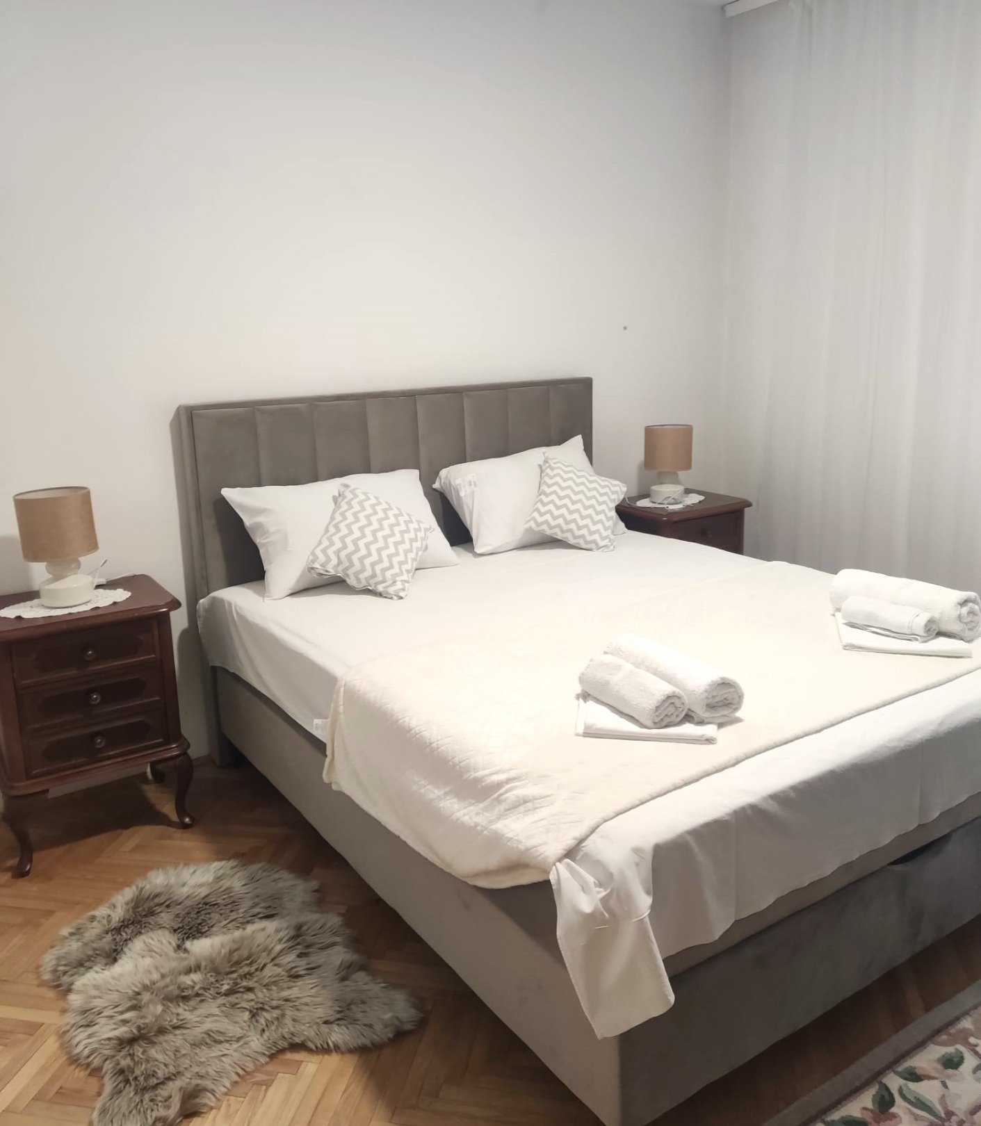 Apartmenthaus mit wunderschönem Panoramablick auf das Meer und die Inseln in Stanići