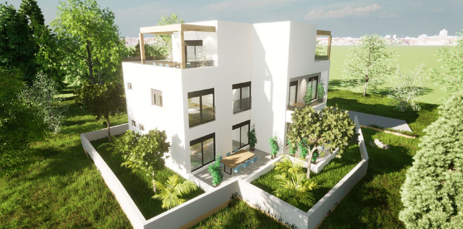 Modernes dreistöckiges Haus mit Meerblick, nur 300 Meter vom Strand entfernt – Vodice, Srima