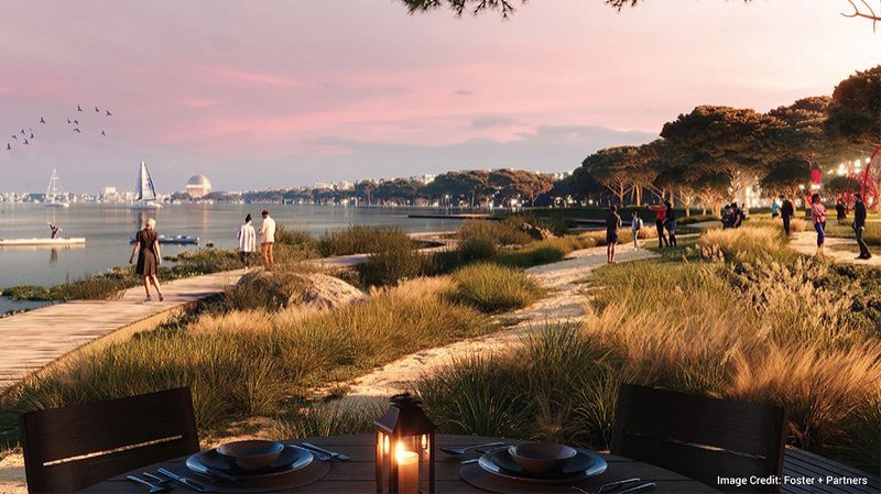 Luxuriöse 3-Zimmer-Wohnung in Larnaka, zwei Badezimmer