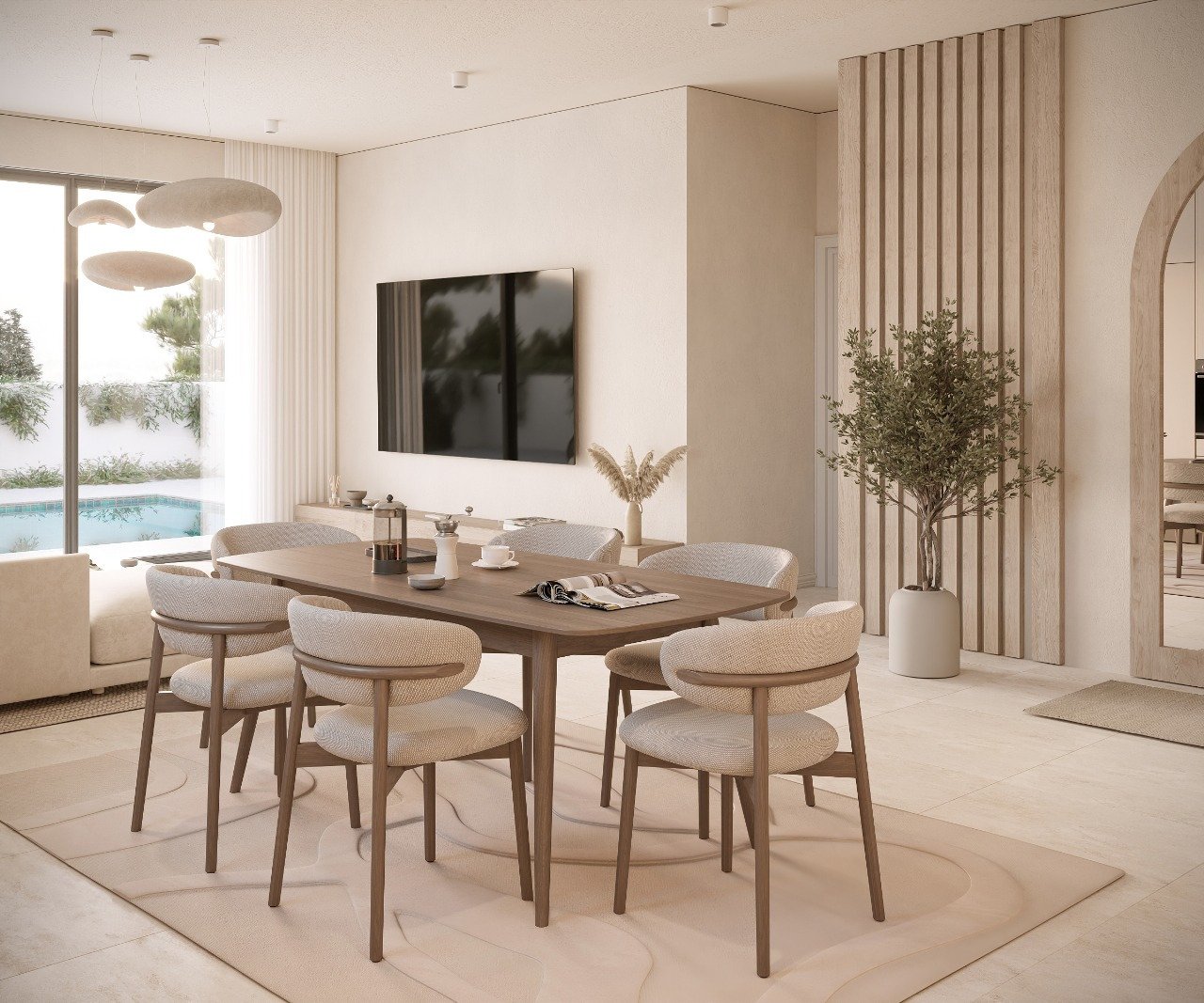 Anlagevilla (3+1 Schlafzimmer) mit garantierter Rendite von 5 %, 150 m vom Meer entfernt, direkt am Yachthafen in Zypern.