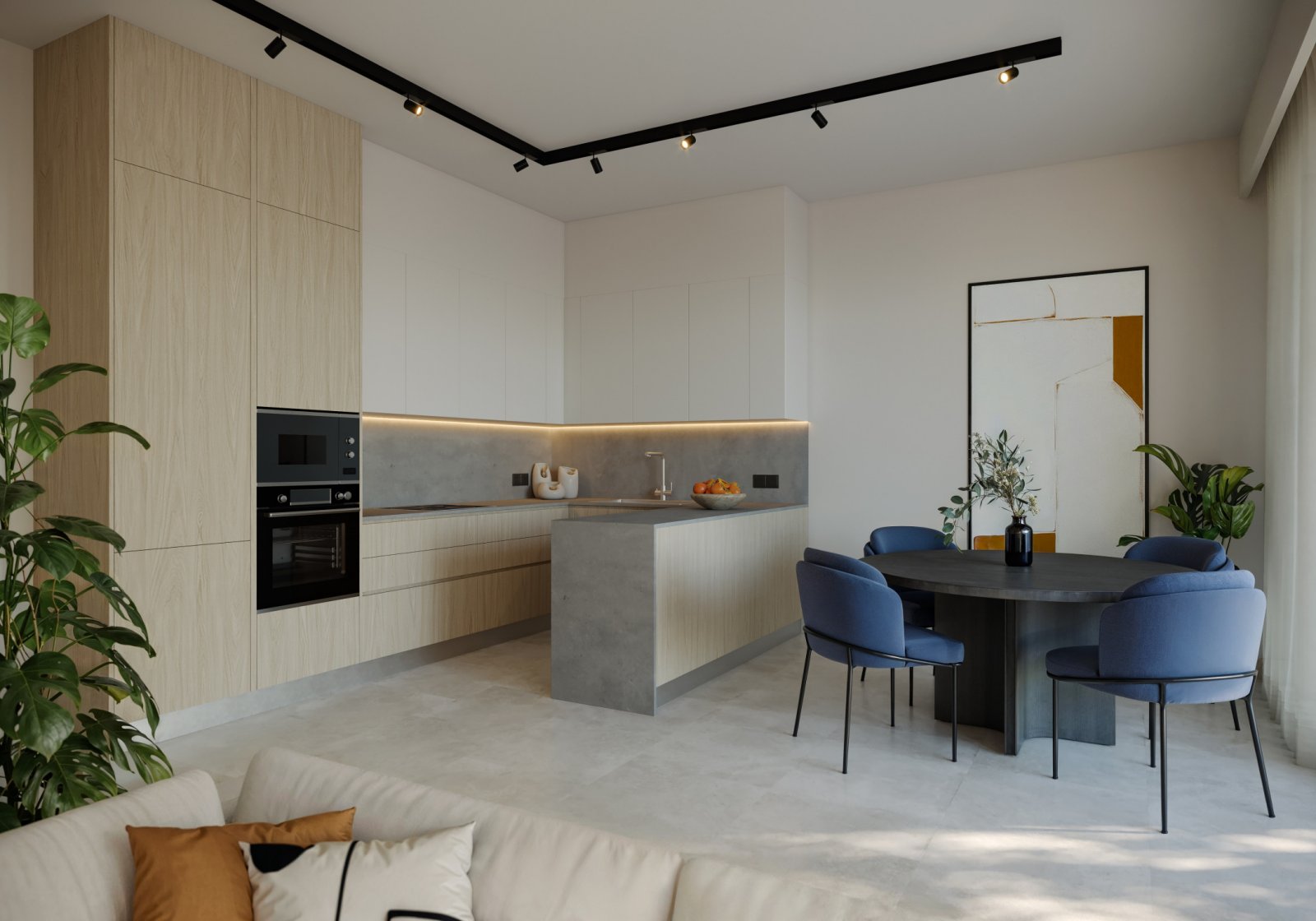 Luxuriöse Drei-Zimmer-Wohnung direkt neben dem renommiertesten Golfclub in Limassol