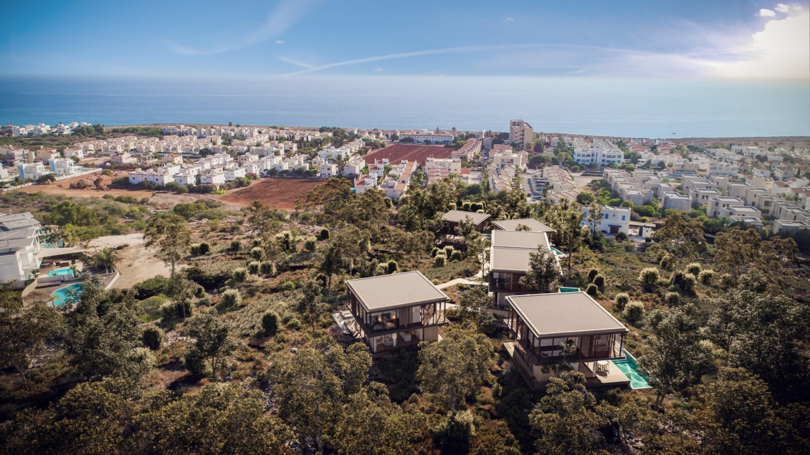 Große, luxuriöse Öko-Villa (4+1) mit Swimmingpool in Meeresnähe in Protaras