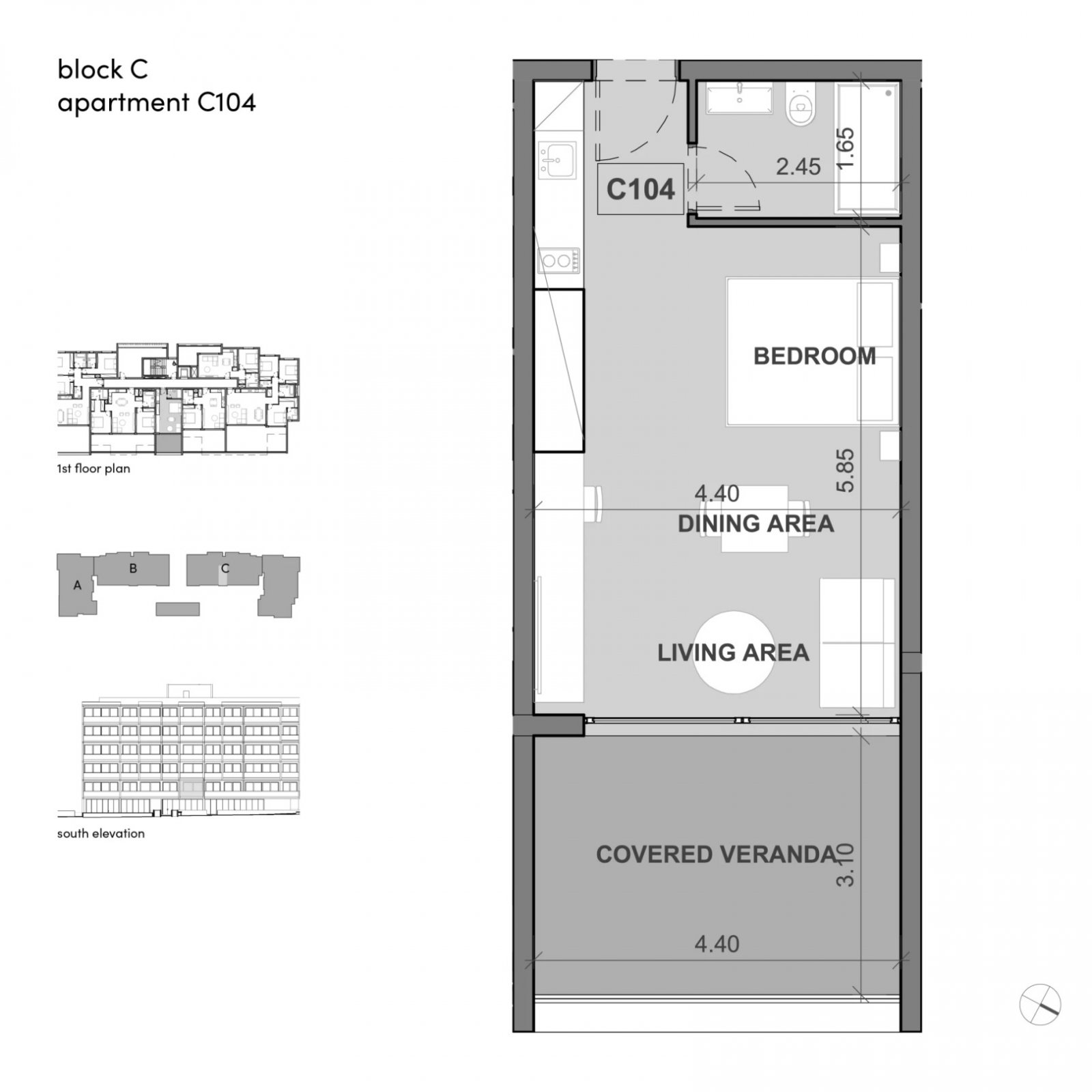 Garantierte Rendite von 5 bis 7 % – Hervorragende Investition: 1-Zimmer-Apartment in einem Top-Hotel, 600 m vom Meer in Limassol entfernt