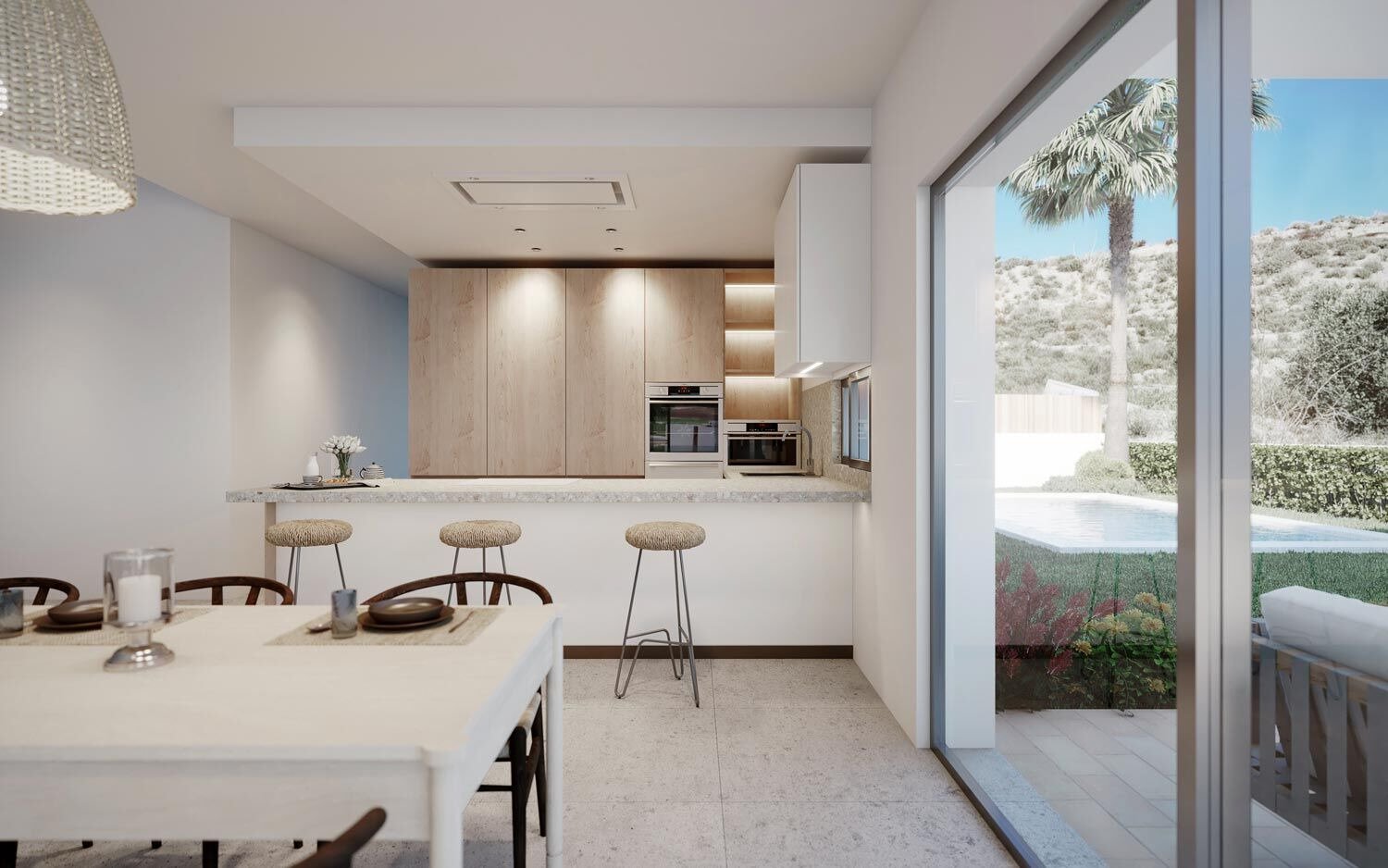 Luxuriöses, neues Haus neben dem Golfplatz La Finca, Alicante