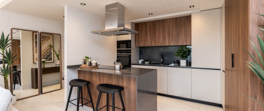 Premium-Apartment in einer erstklassigen Anlage direkt am Meer in Marbella – modernes Design und erstklassige Qualität.