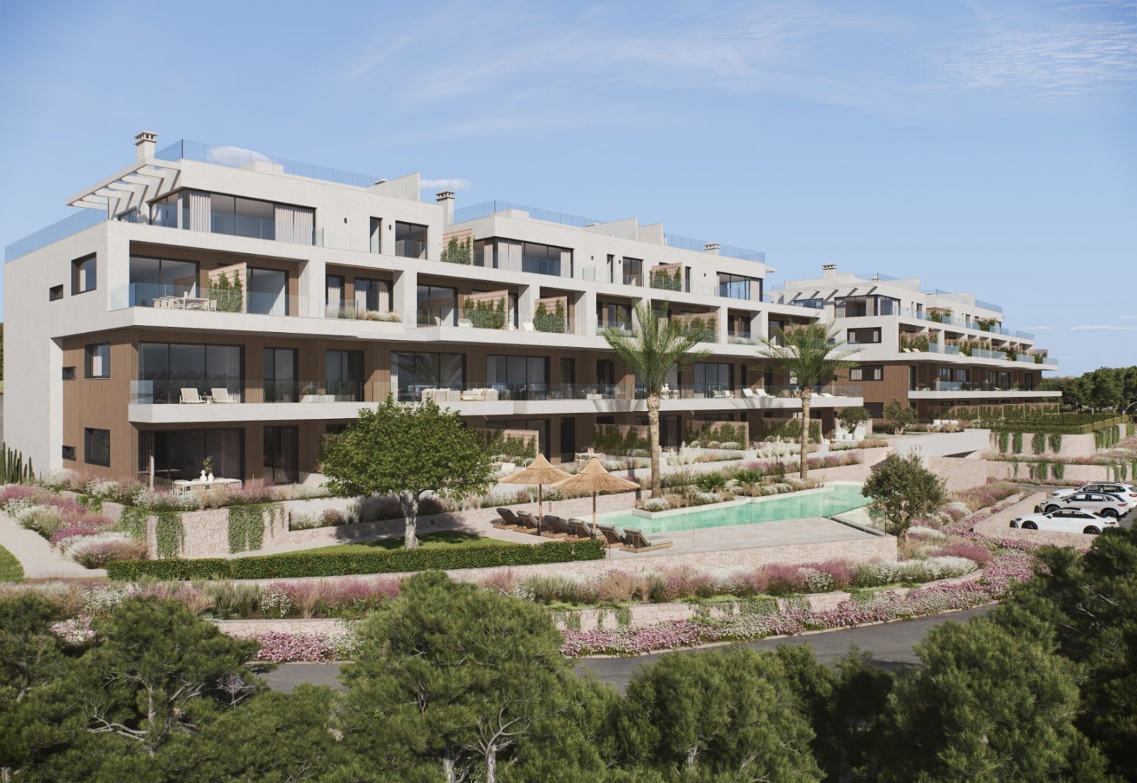 Einzigartiges Apartment in einem luxuriösen Golfresort, inmitten der Natur und nur wenige Gehminuten vom Meer entfernt, Costa Blanca