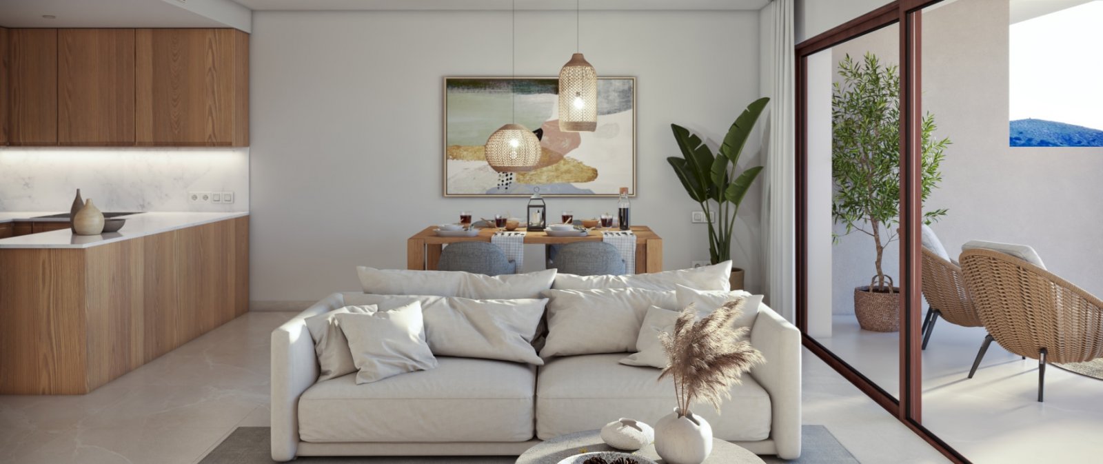 Großzügige Wohnung mit Terrasse in einer exklusiven Wohnanlage in Oliu, Capdepera, Mallorca