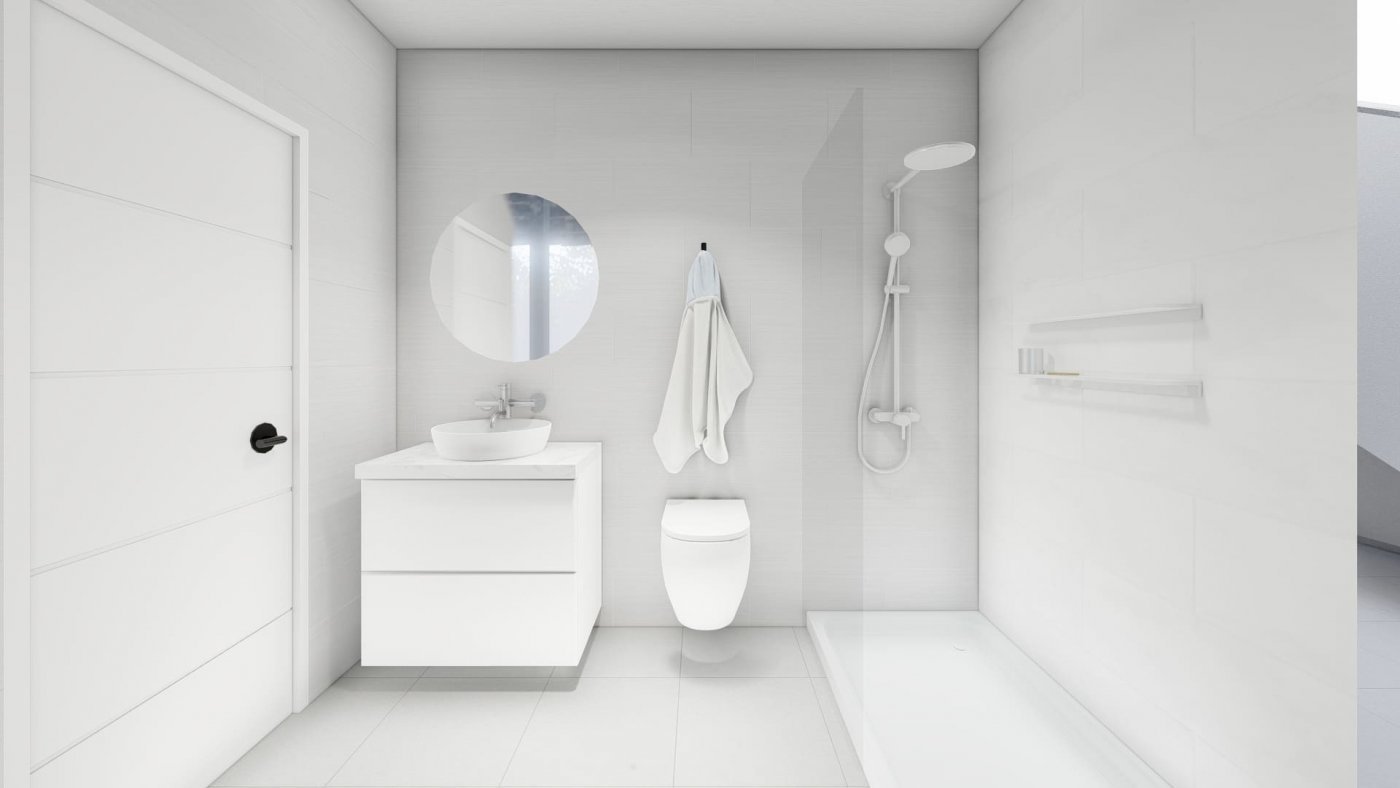 Современная двухквартирная вилла → бассейн, солярий и поле для гольфа поблизости → Рольдан, Торре-Пачеко