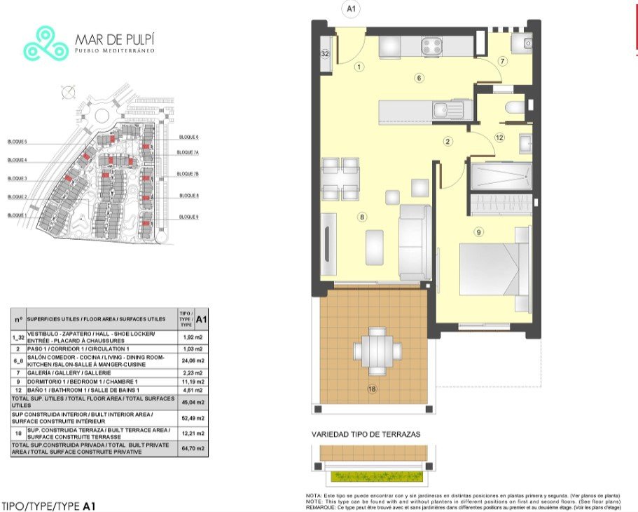 Эксклюзивное предложение апартаментов у моря в Мар-де-Пульпи, Альмерия – Роскошные апартаменты у пляжа