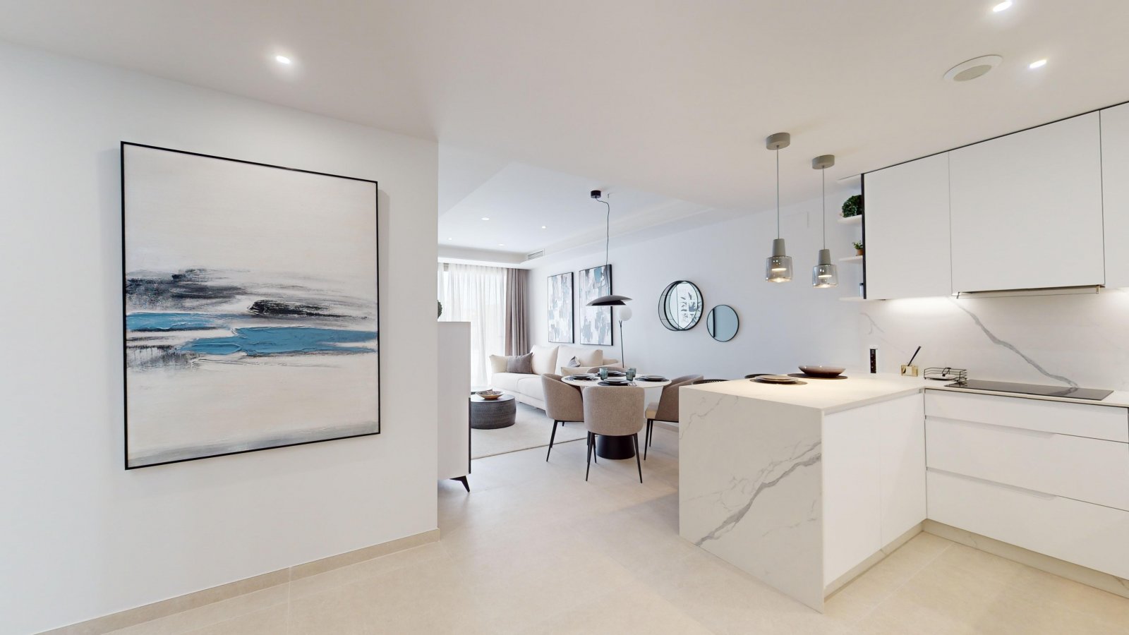 Современные апартаменты, в 1,5 км от моря, Кабо-Роиг