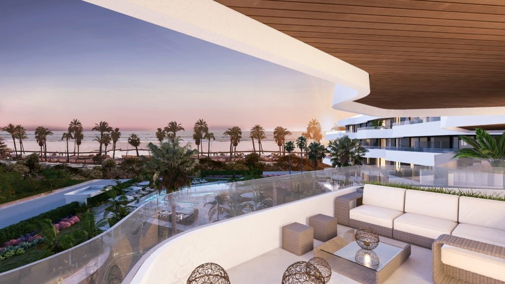 Эксклюзивная квартира на первом этаже, в 2 км от моря, с террасой и гаражом, Торремолинос.