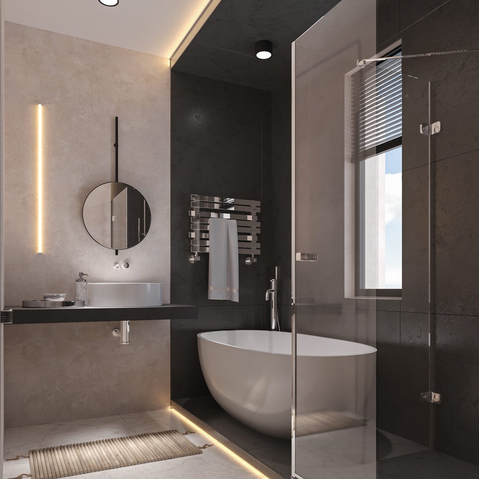 Современные апартаменты с видом на море, террасой и бассейном, Буэнас Ночес.