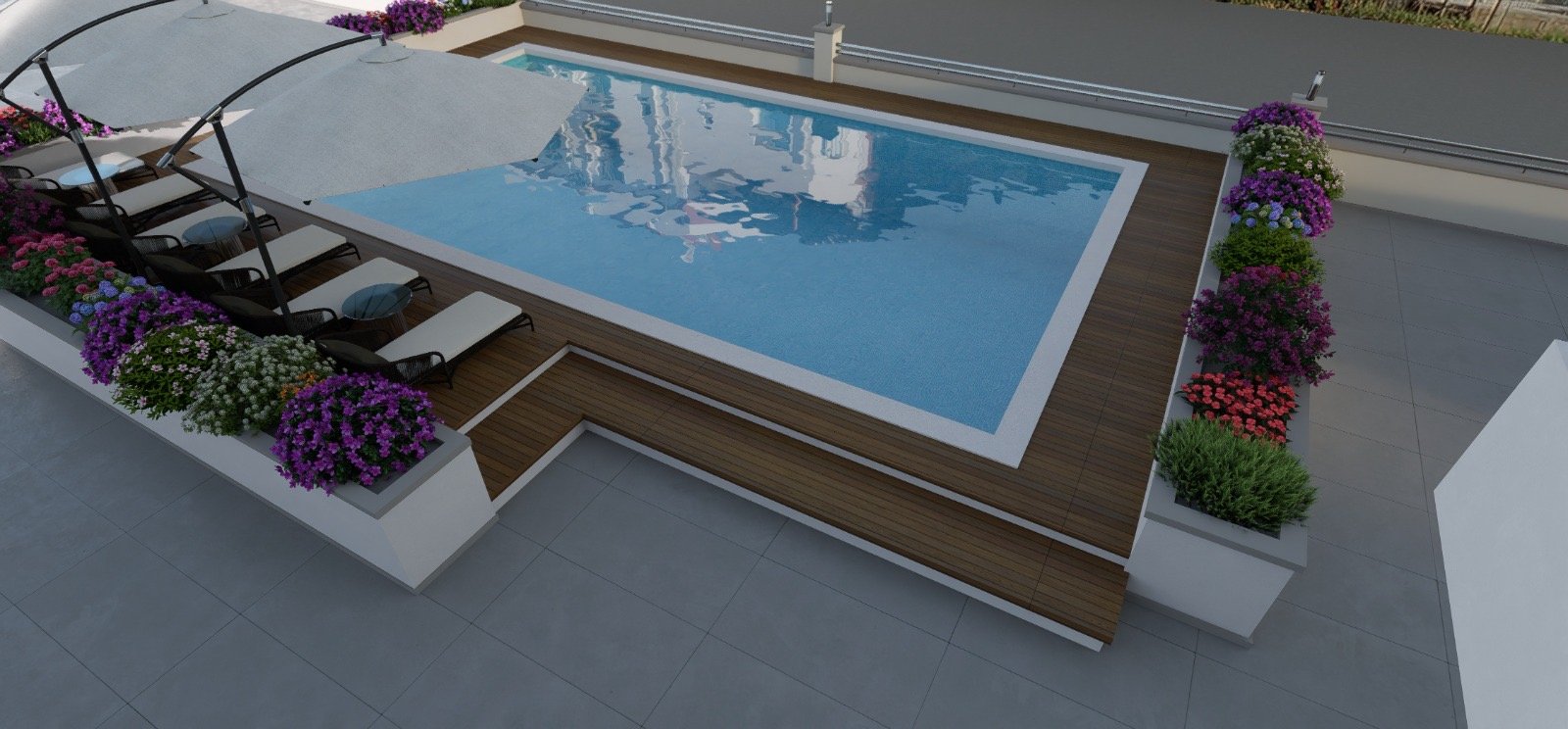 Квартира 1+1 200 метров от моря, вид на море и горы,  рассрочка после ключей