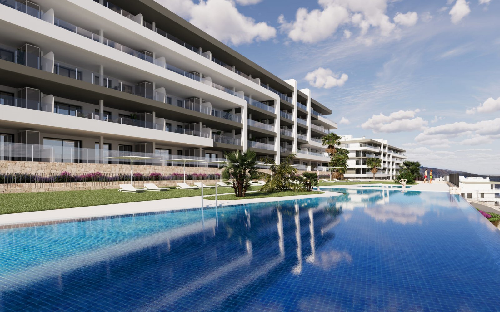 Mutxamel, Alicante: Современные апартаменты с видом на море, Мутхамель 