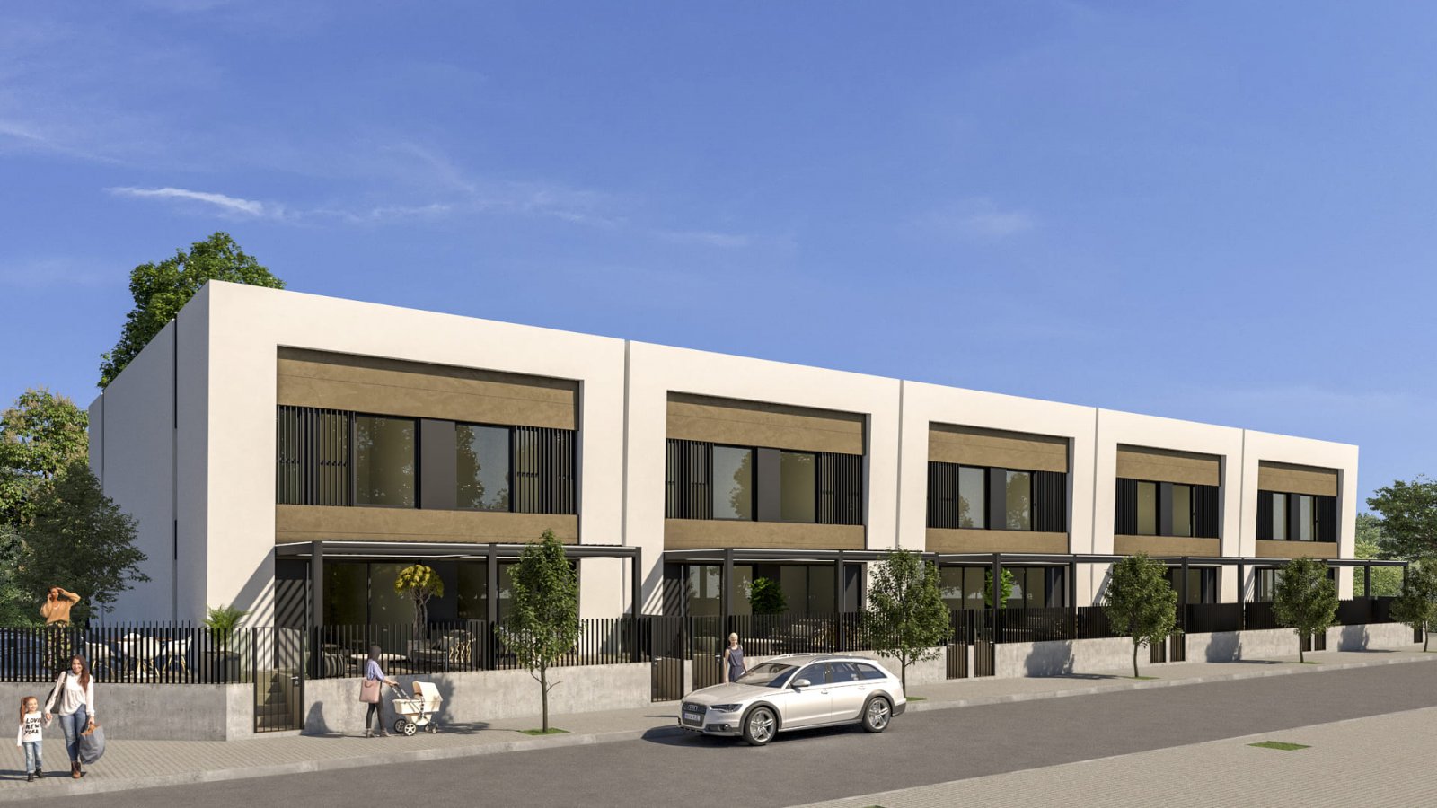 Эксклюзивные таунхаусы с террасой и солярием, недалеко от аэропорта, Долорес.