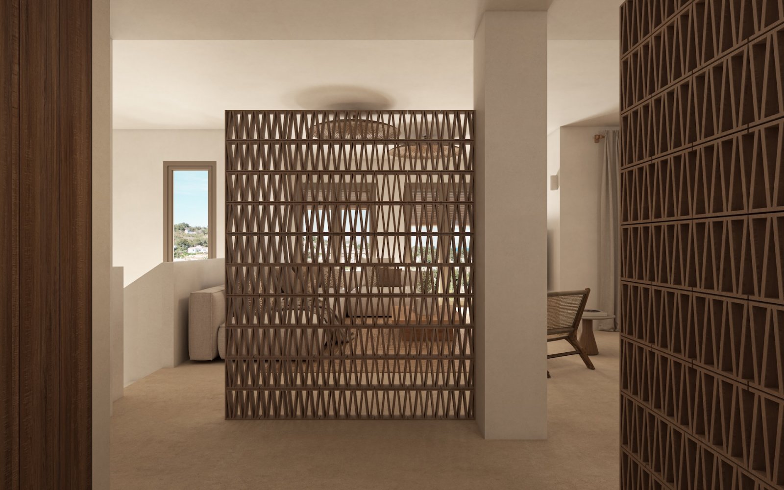 Эксклюзивная вилла с видом на море, в 1 км от пляжа и в 700 м от поля для гольфа, Бенисса.