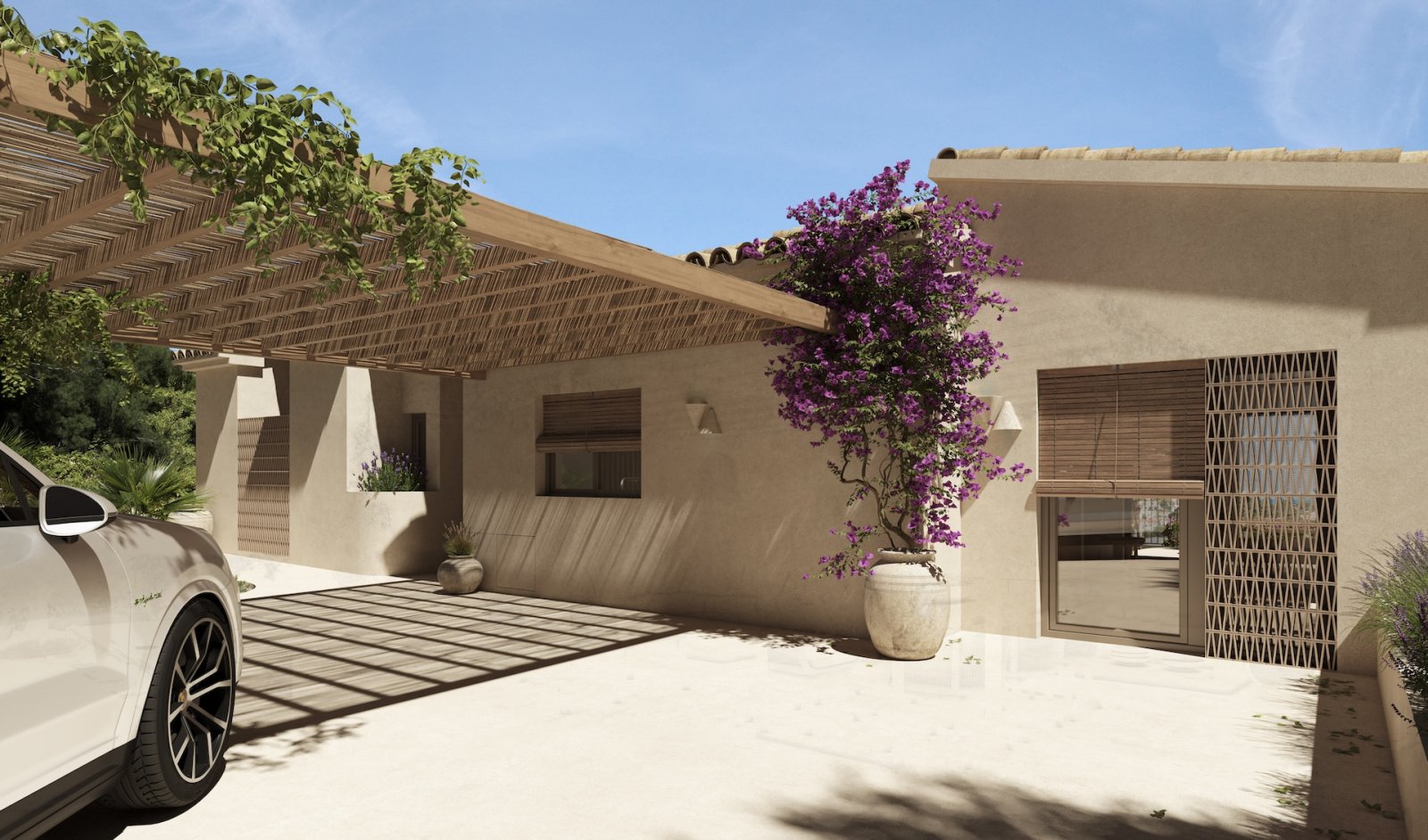 Эксклюзивная вилла с видом на море, в 1 км от пляжа и в 700 м от поля для гольфа, Бенисса.