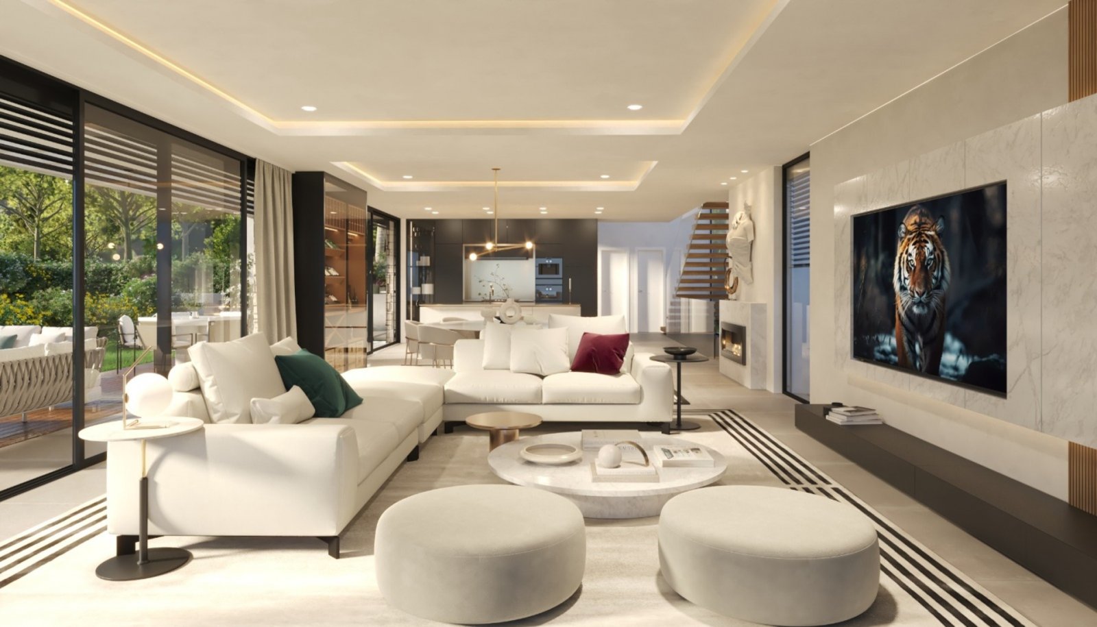 Роскошные виллы с видом на море и частным бассейном, Бенальмадена