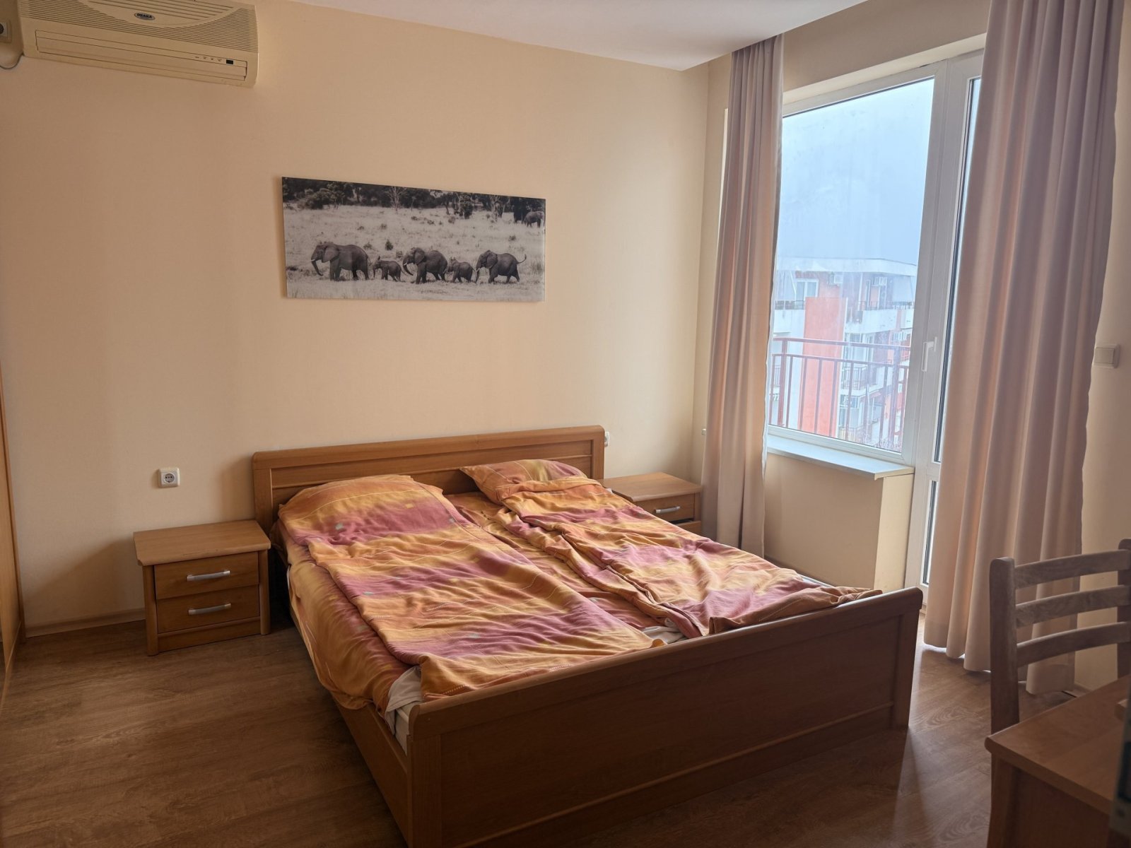 Однокомнатная квартира с отдельной спальней и панорамным видом на море в Privilege Fort Beach, Болгария.