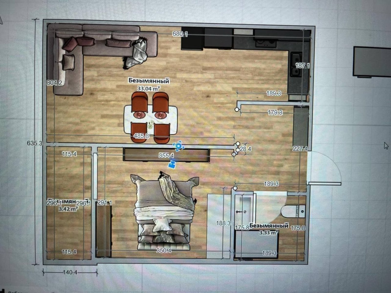 Квартира 1+1 в жилом комплексе Эдельвейс, Бургас, Болгария