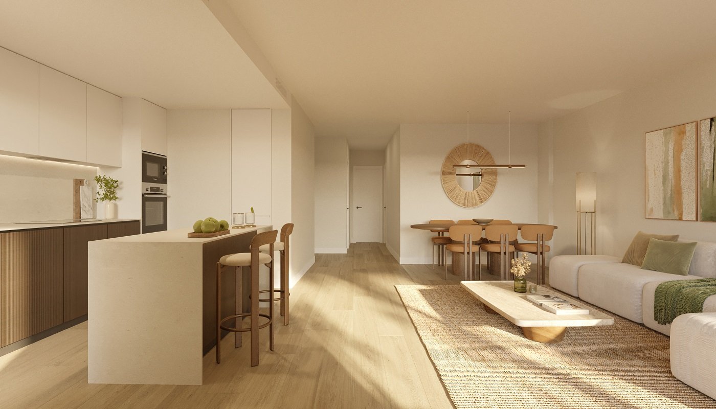 Эксклюзивные апартаменты с видом на море, в 3 км от пляжа, Лас-Лагунас-де-Михас.